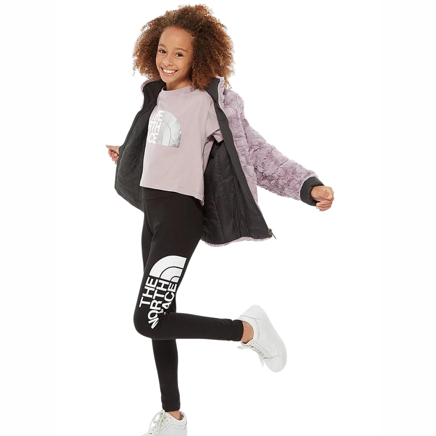 Kids Girl's Printed Legging,Black