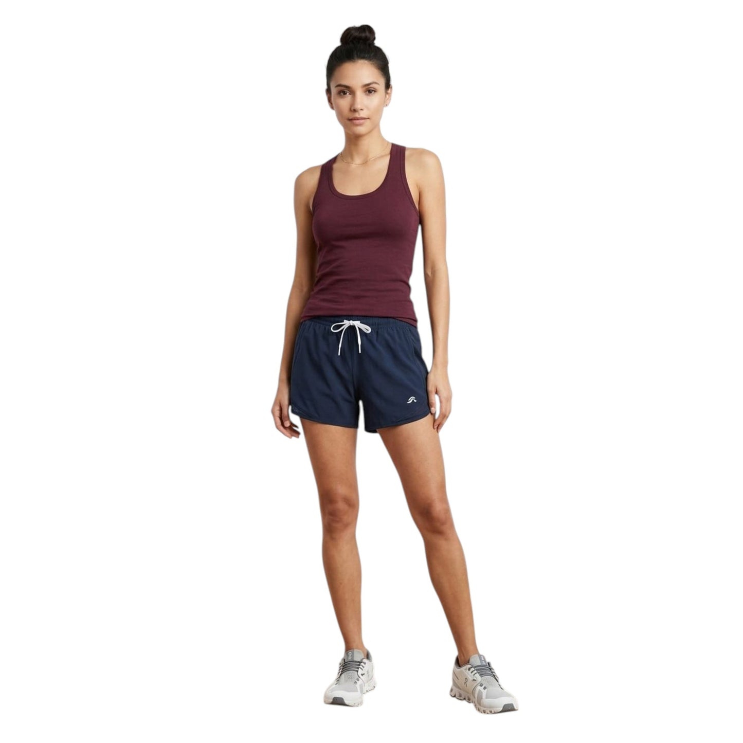 Women's Plain Sport Top,Burgundy