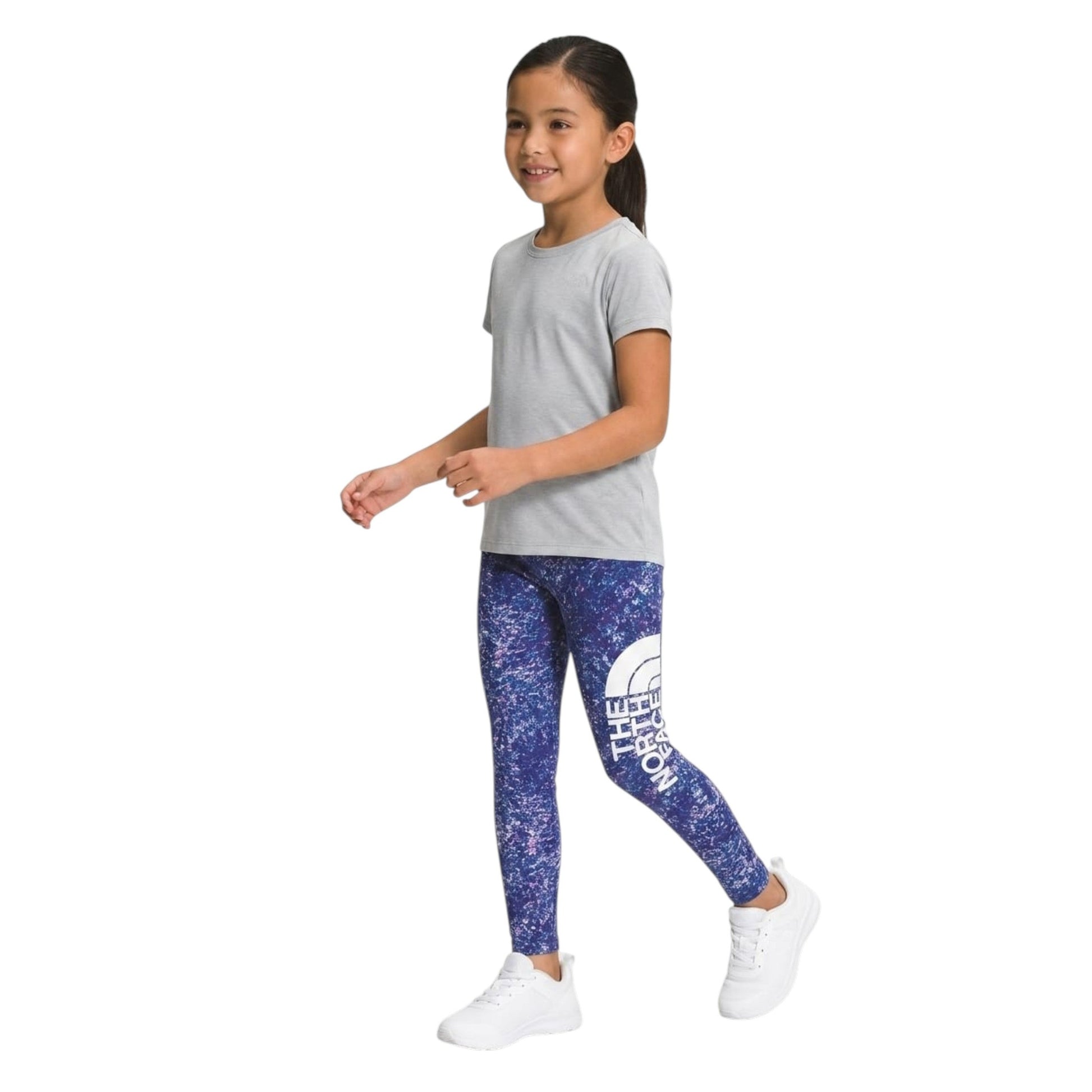 Kids Girl's Printed Legging,Mauve