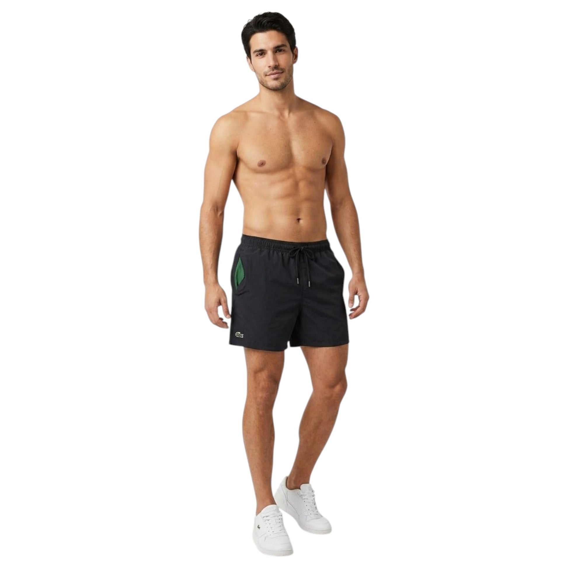 Men's Plain Swimwear Short,Black