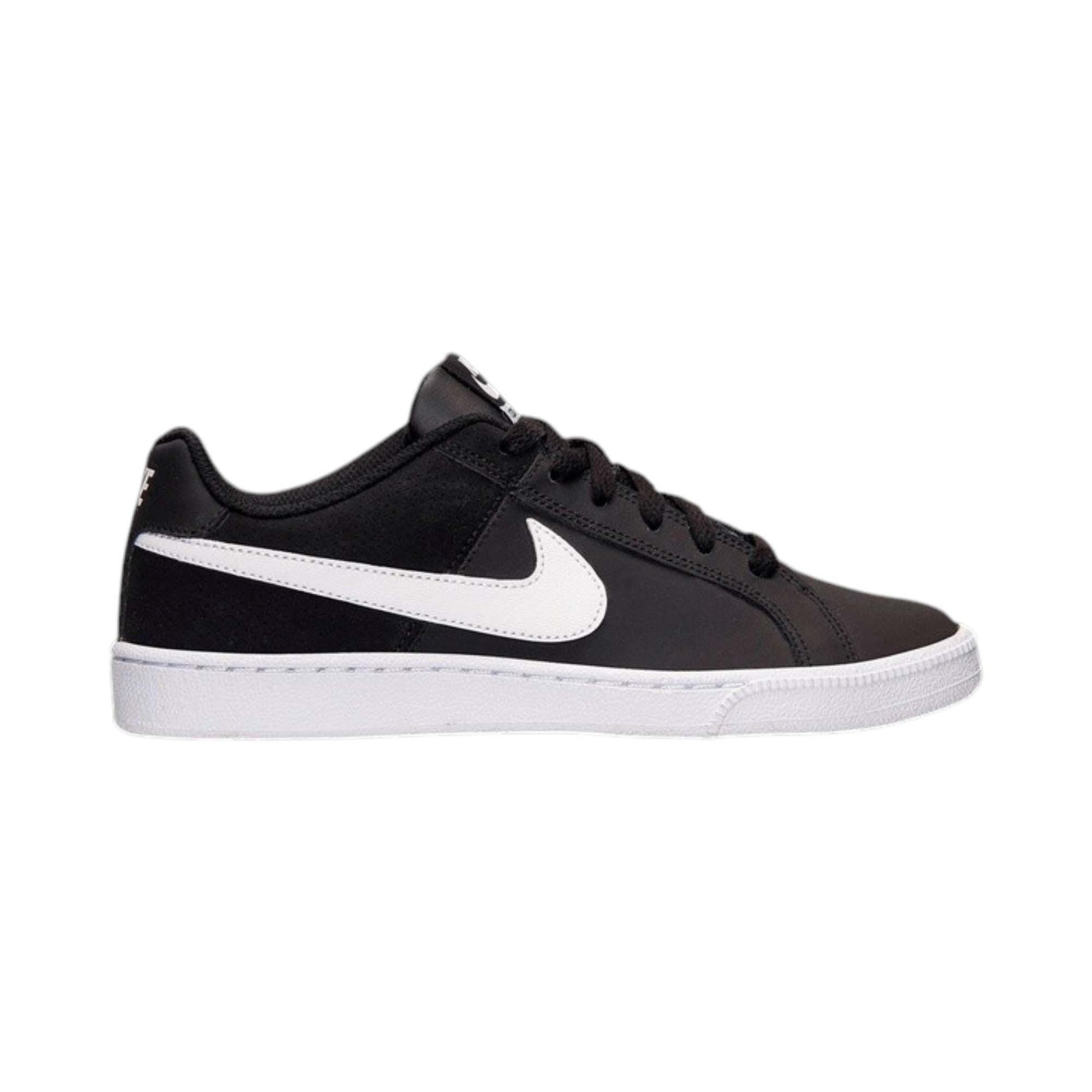 Court Royal Men's Logo Patched Shoes,Black
