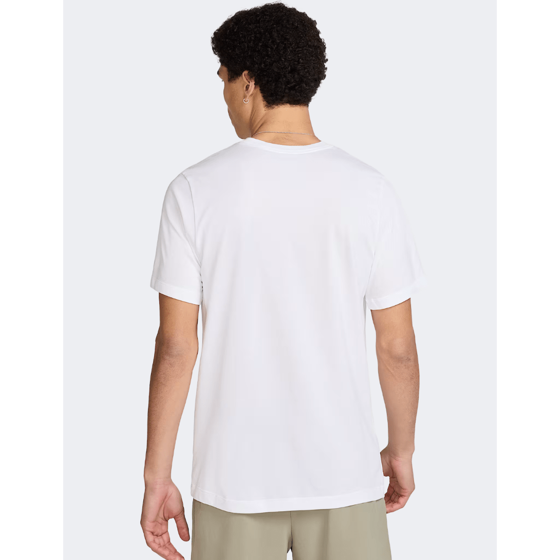 Nike Dri-Fit Fitness  Men Training T-Shirt White - Medaid International