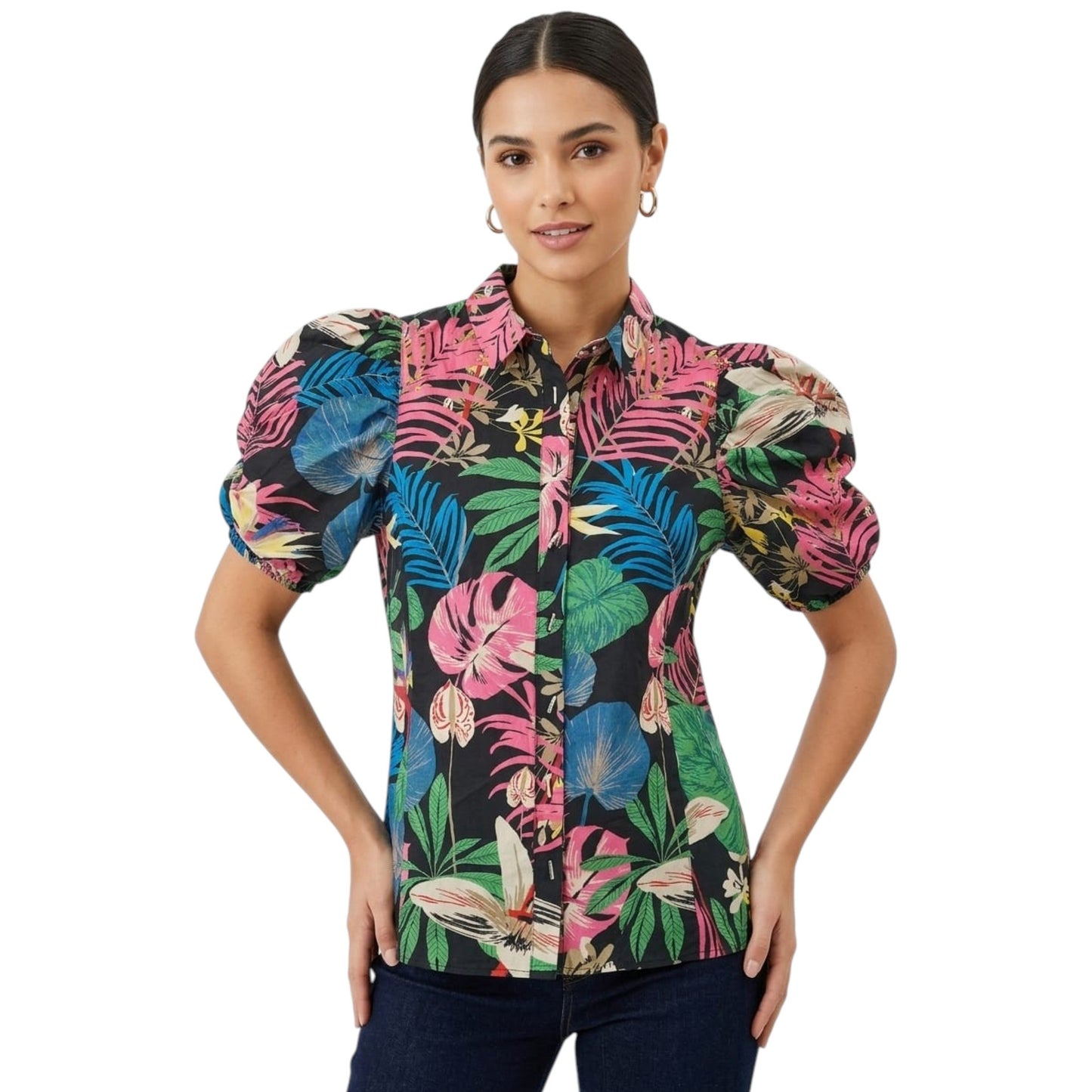 Women's Printed Top,Multi