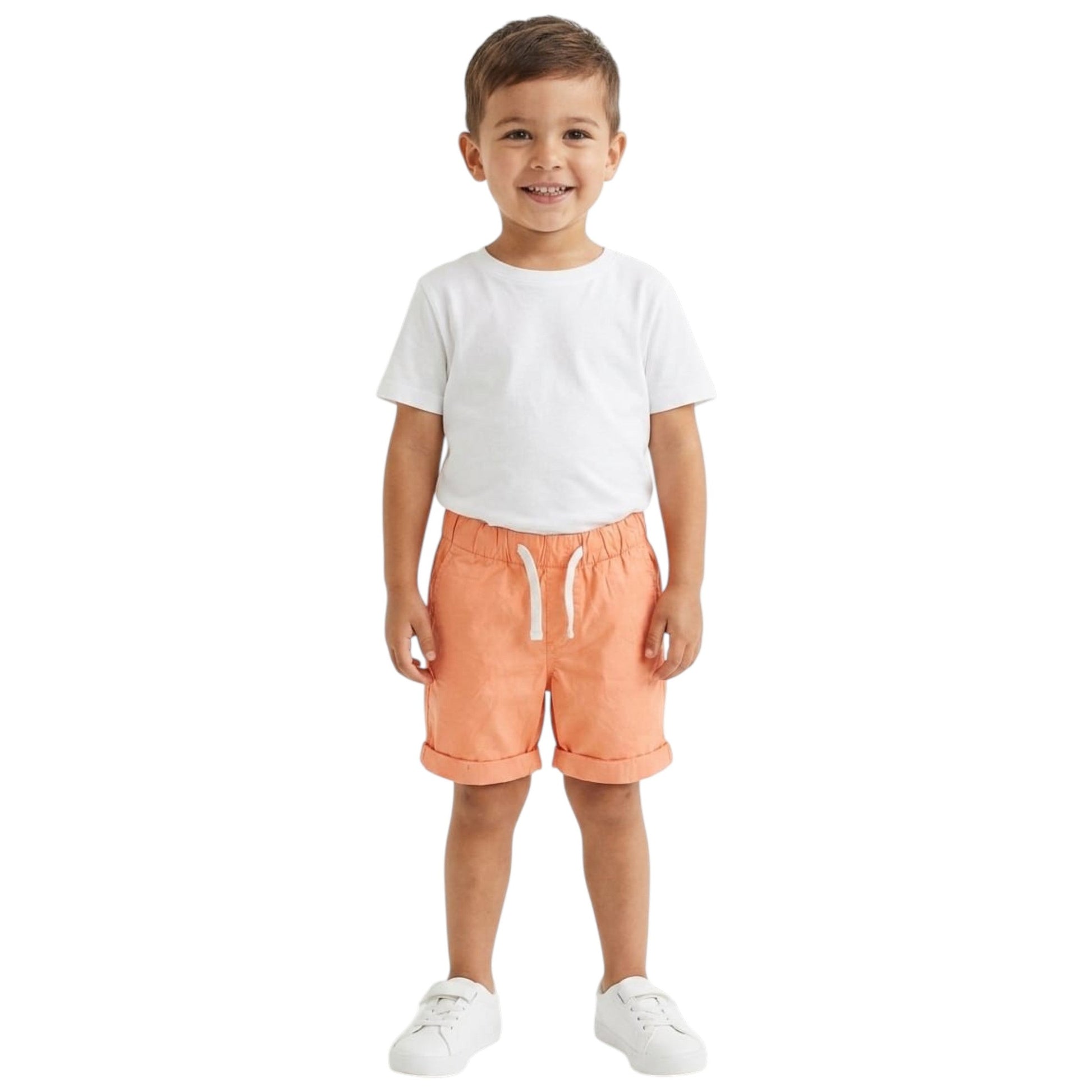 Kids Boy's Plain Short,Orange