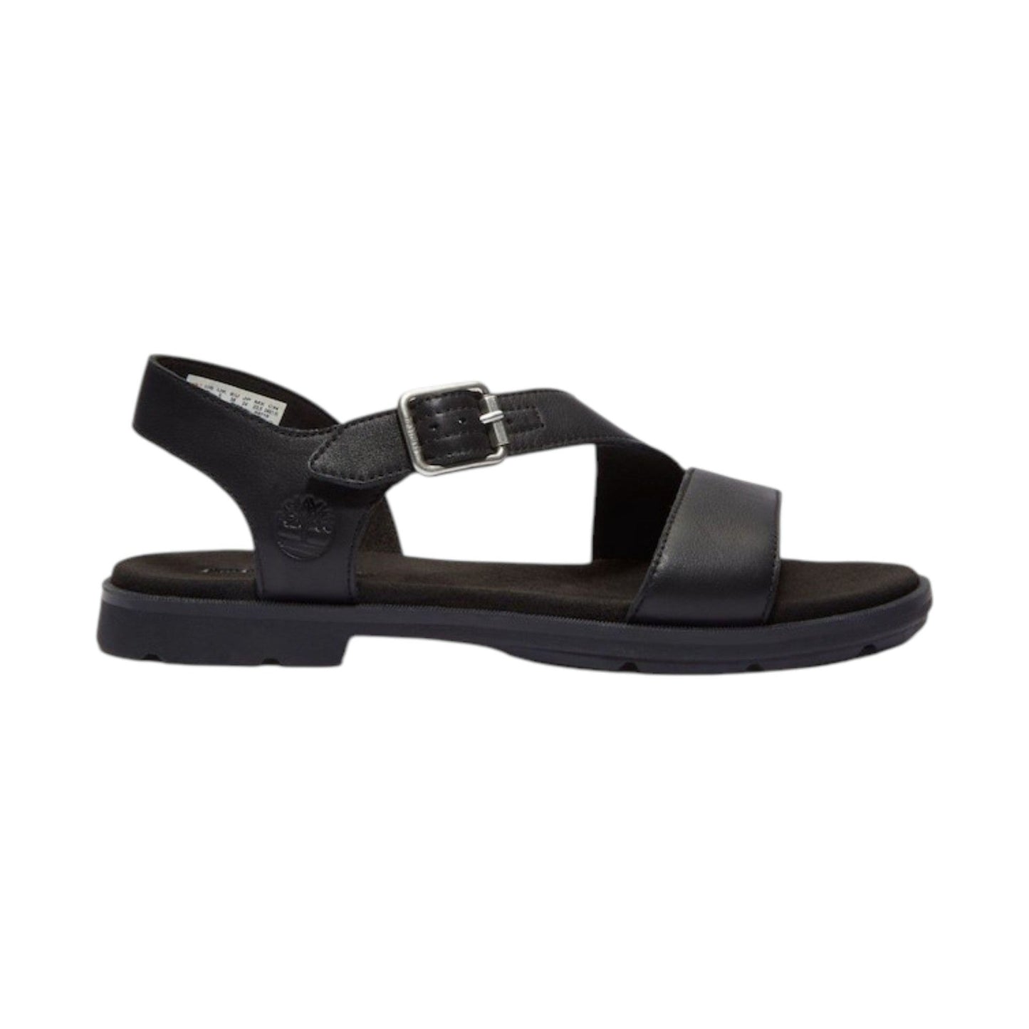 Women's Ribbed Sandals,Black