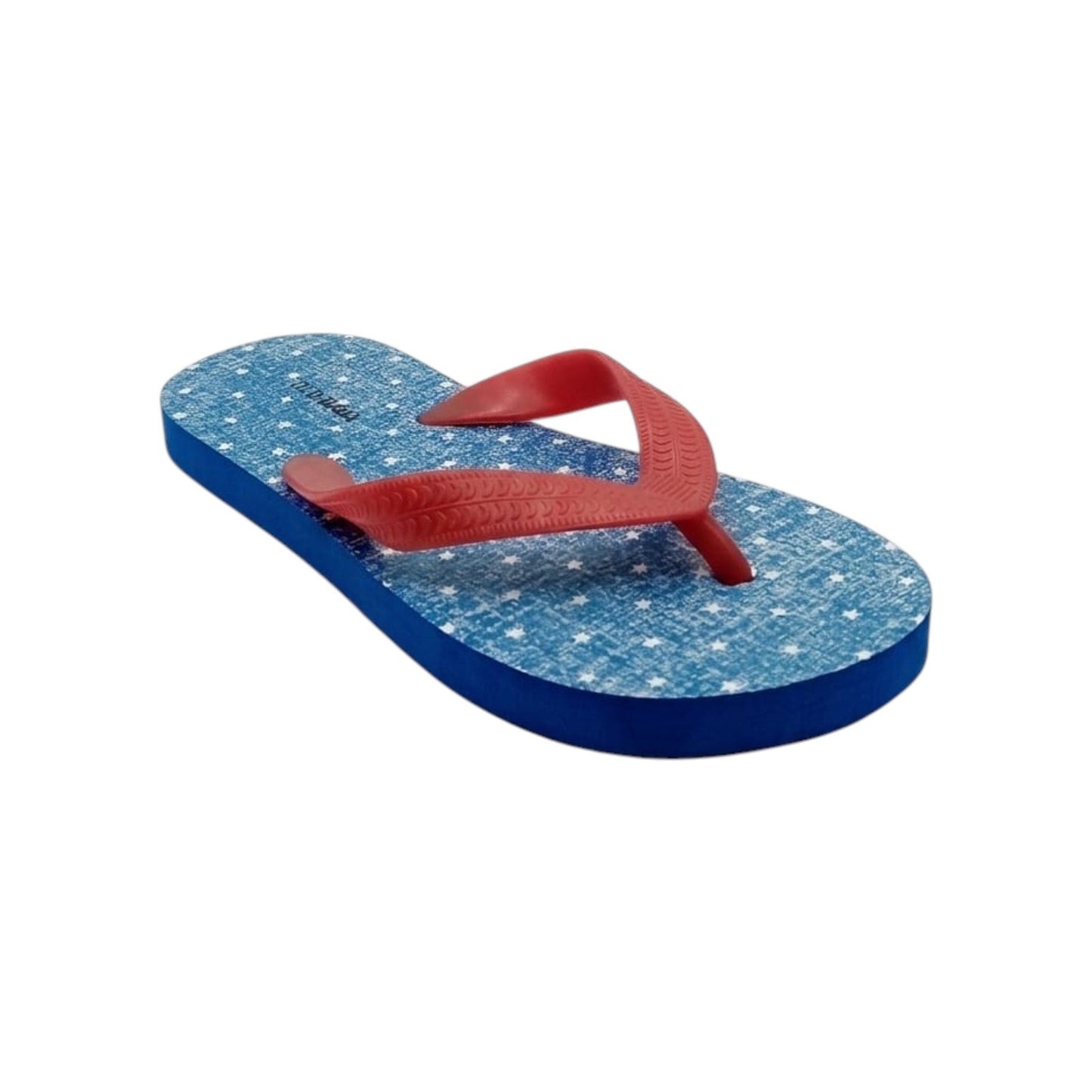 Kids Girl's Printed Slipper,Red/Blue