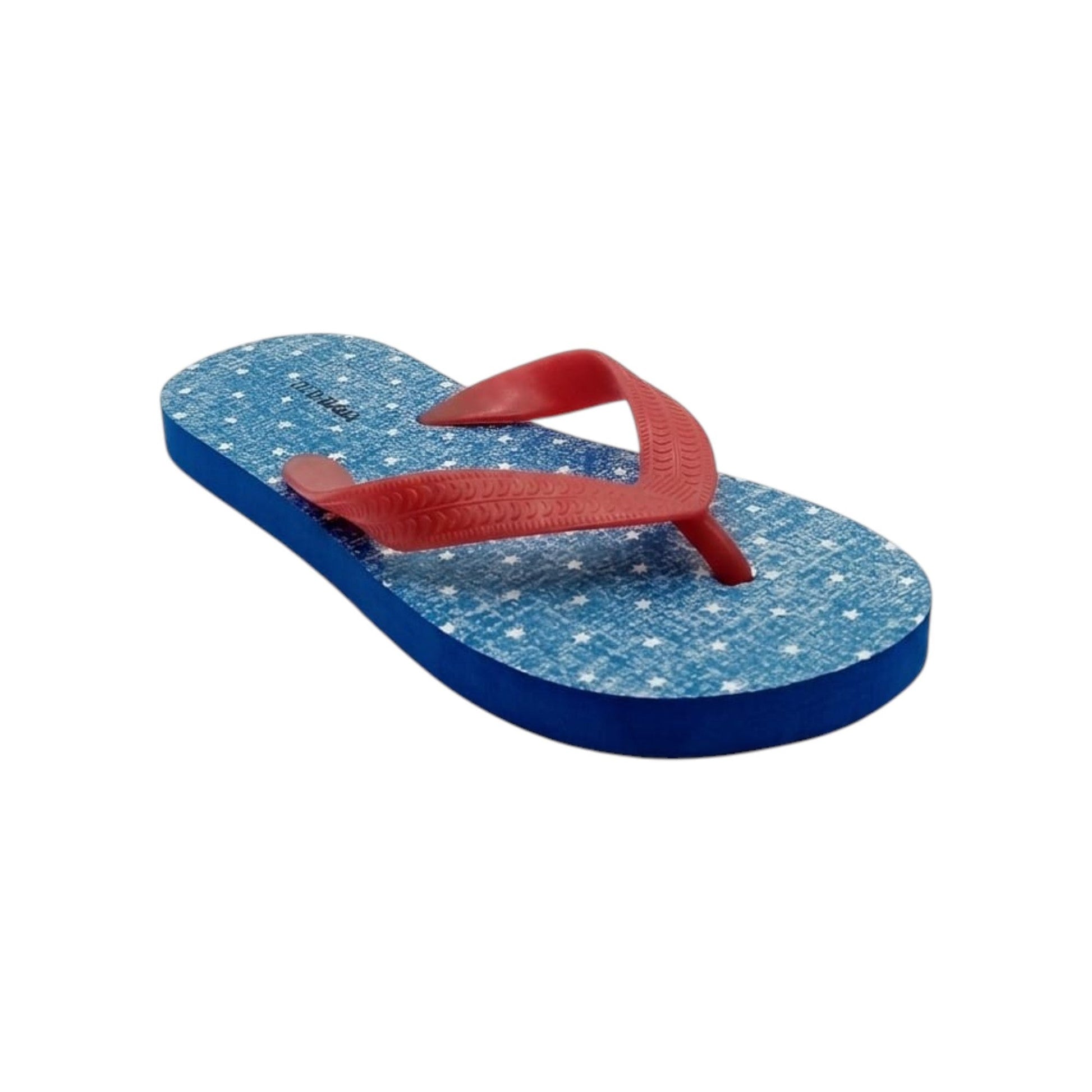 Kids Girl's Printed Slipper,Red/Blue