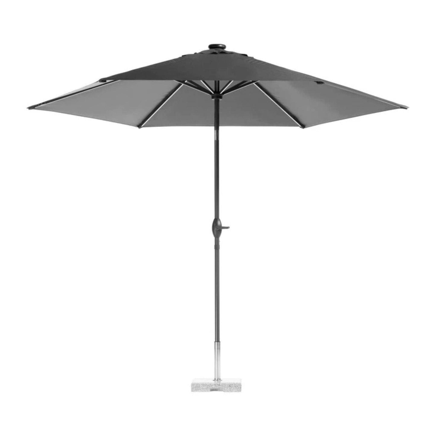 Parasol With Solar Led Lighting