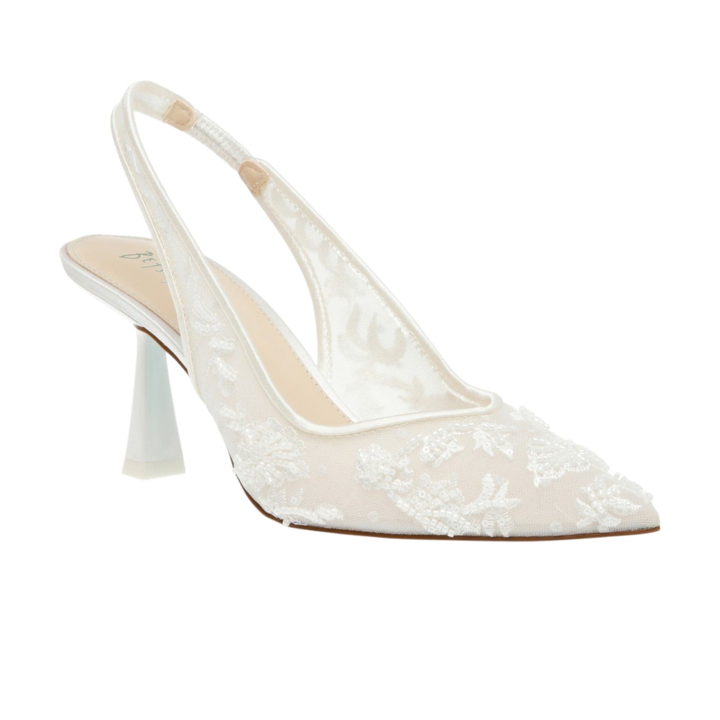 Women's Knitted Sequined Designed Shoes,White