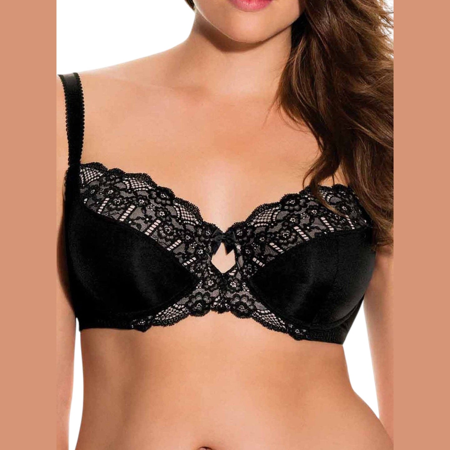 Women's Lace Bra,Black