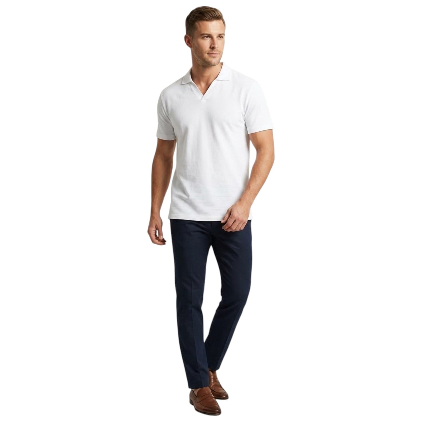 Men's Textured Top,White