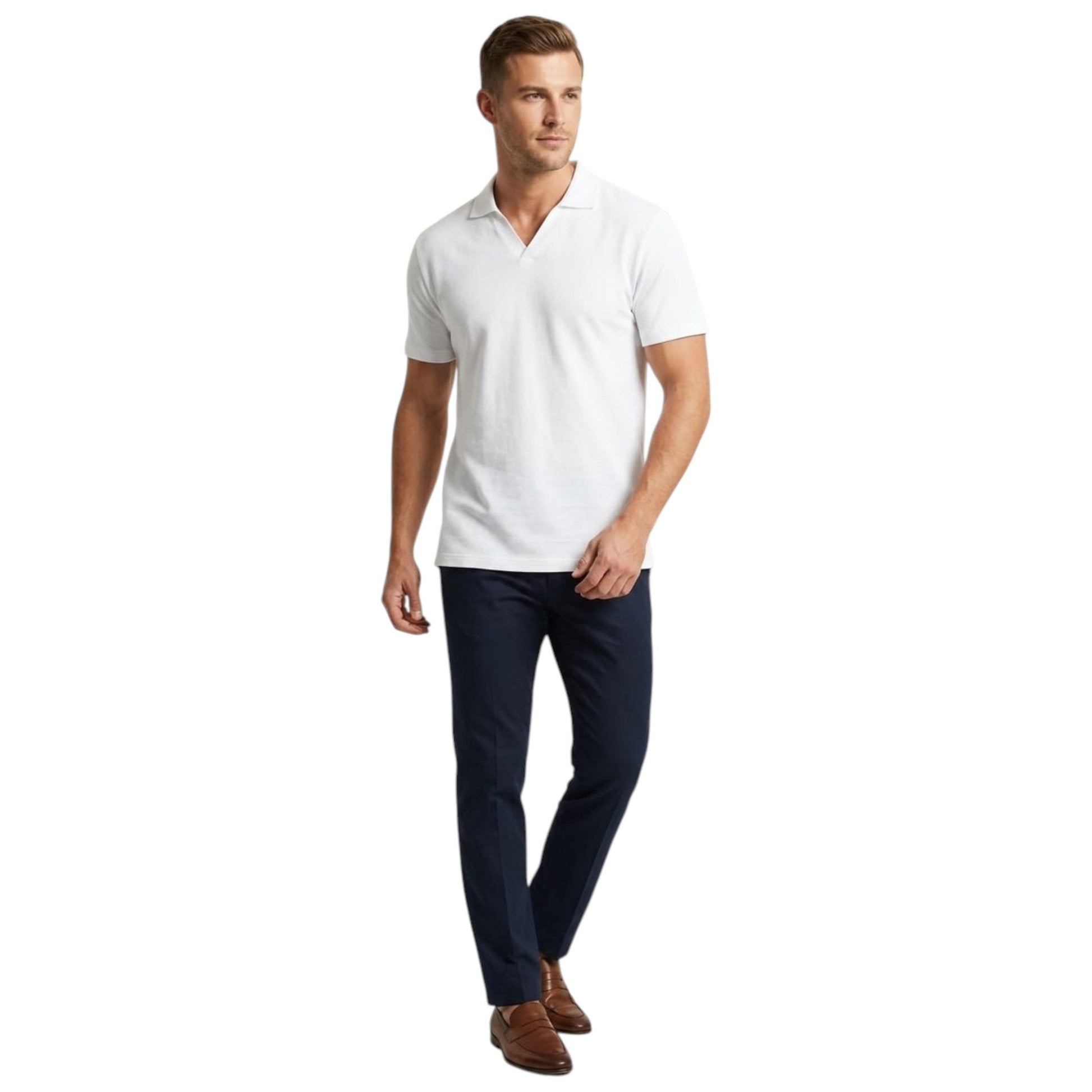 Men's Textured Top,White