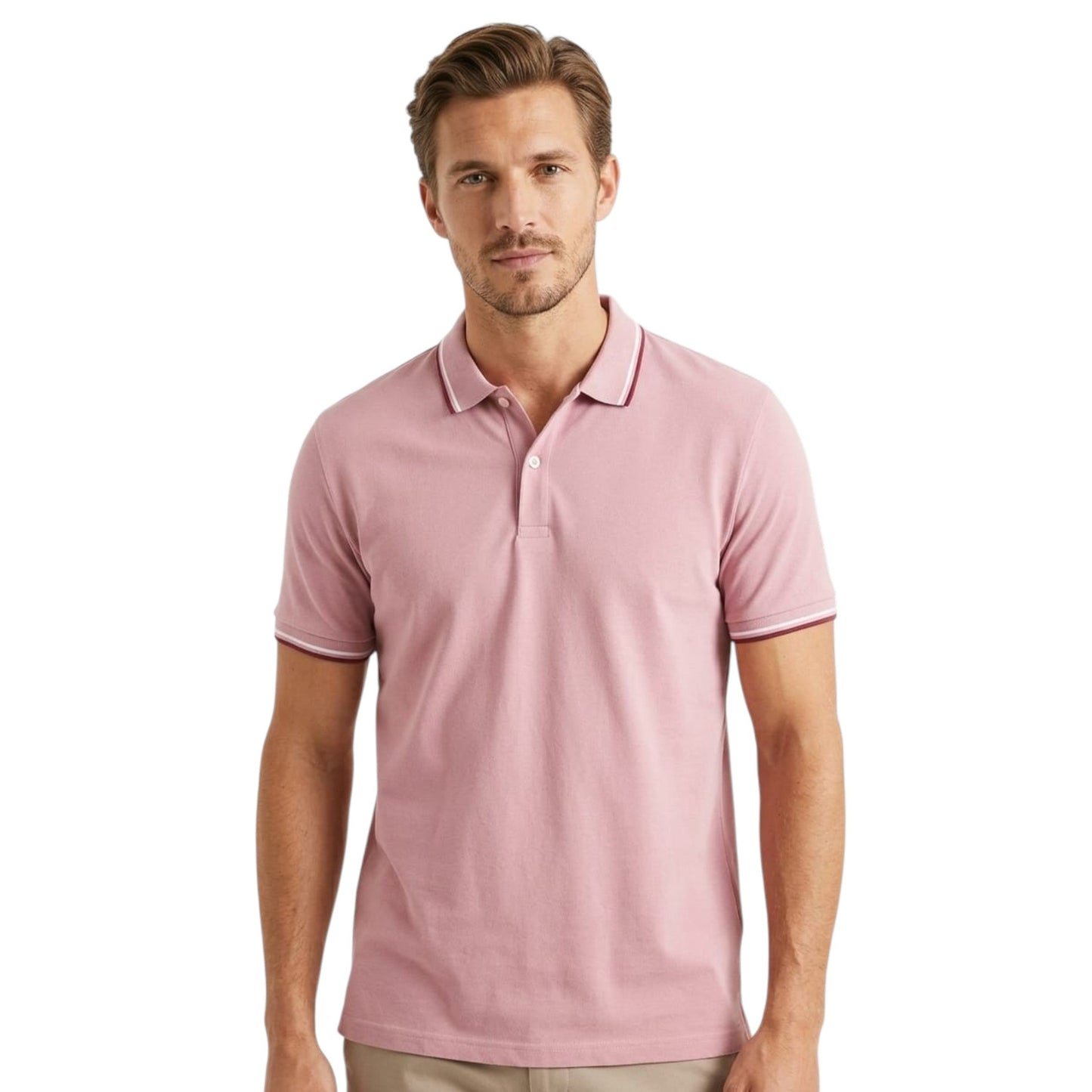 Men's Textured Top,Pink