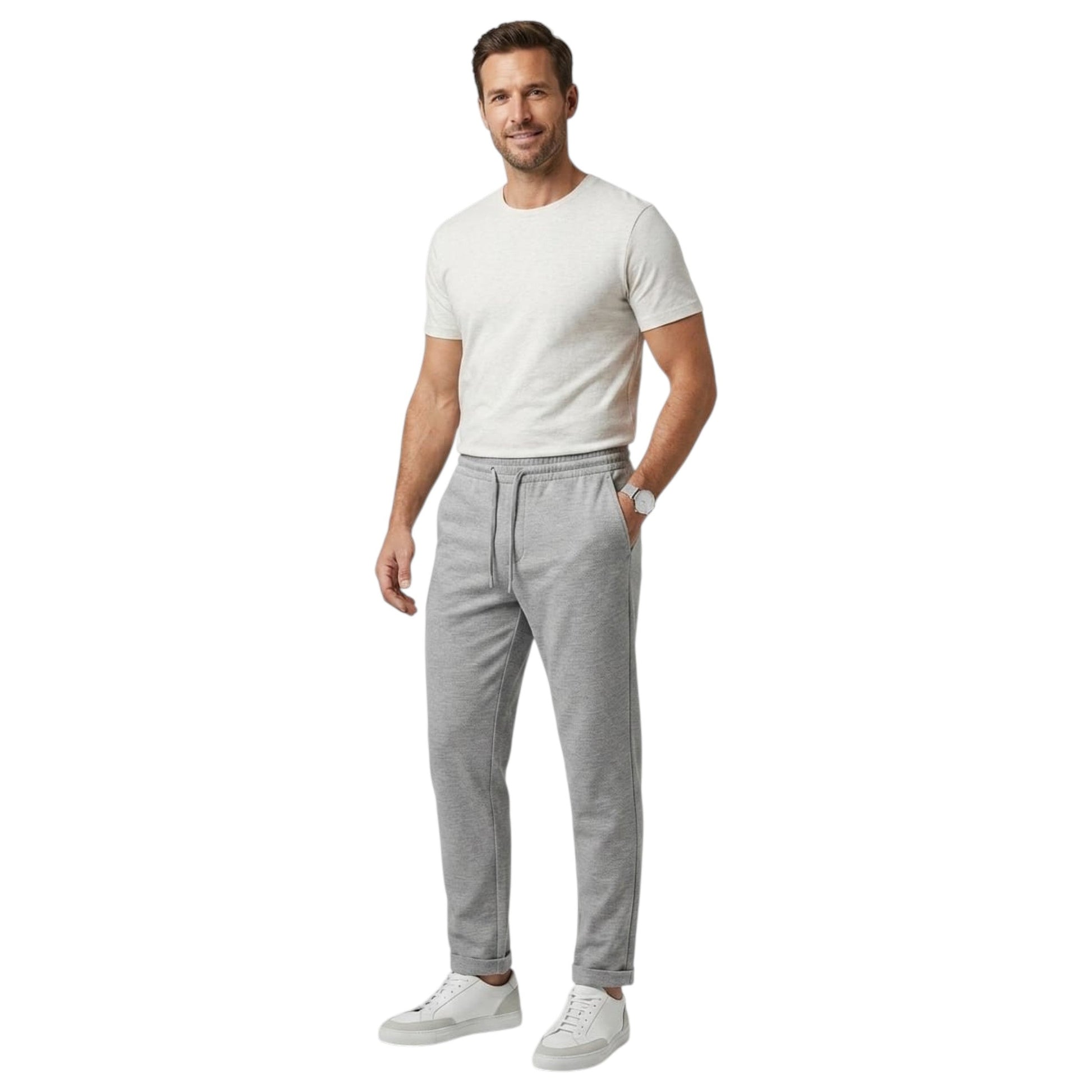 Men's Textured Pant,Grey