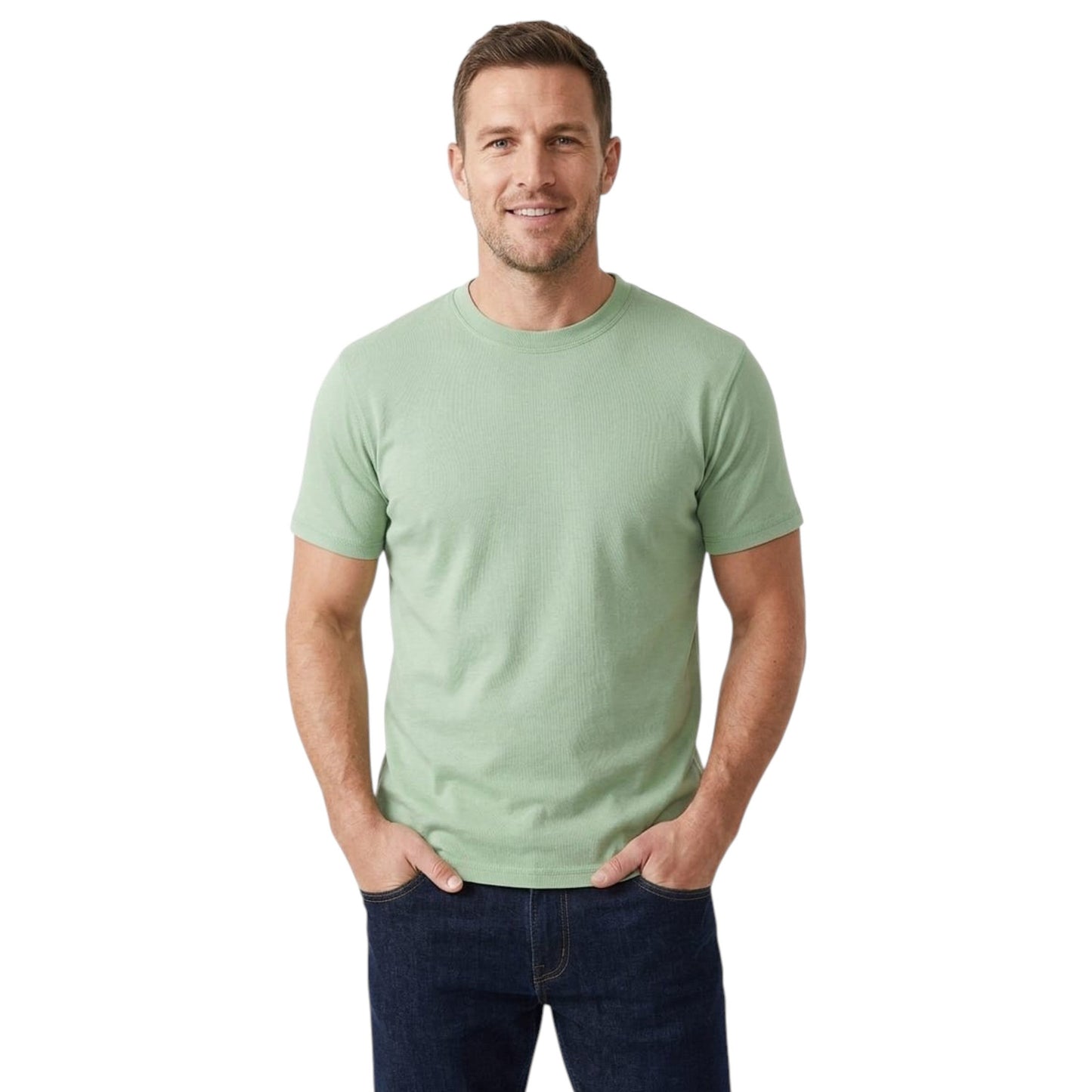 Men's Textured Top,Green