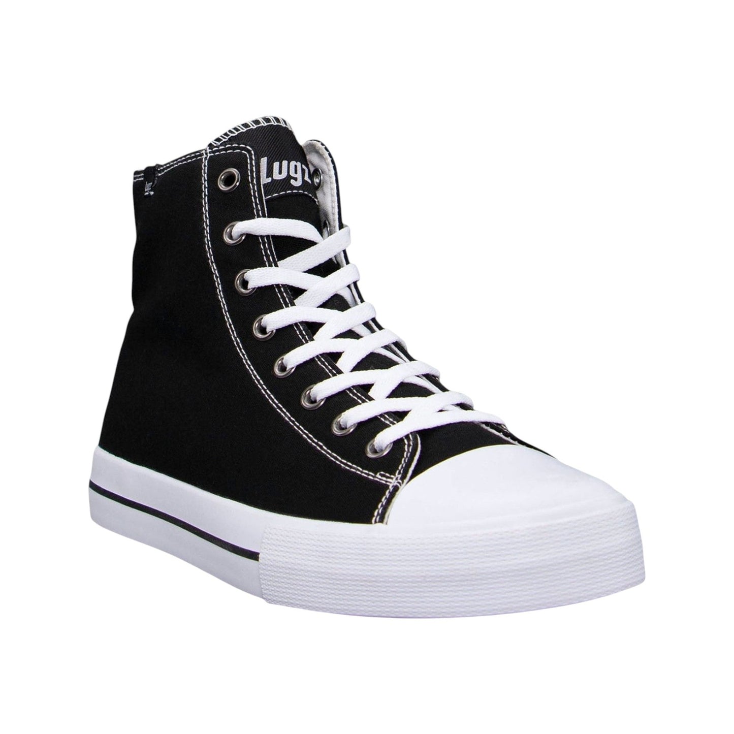 Women's Colorblocked High Top Shoes,Black