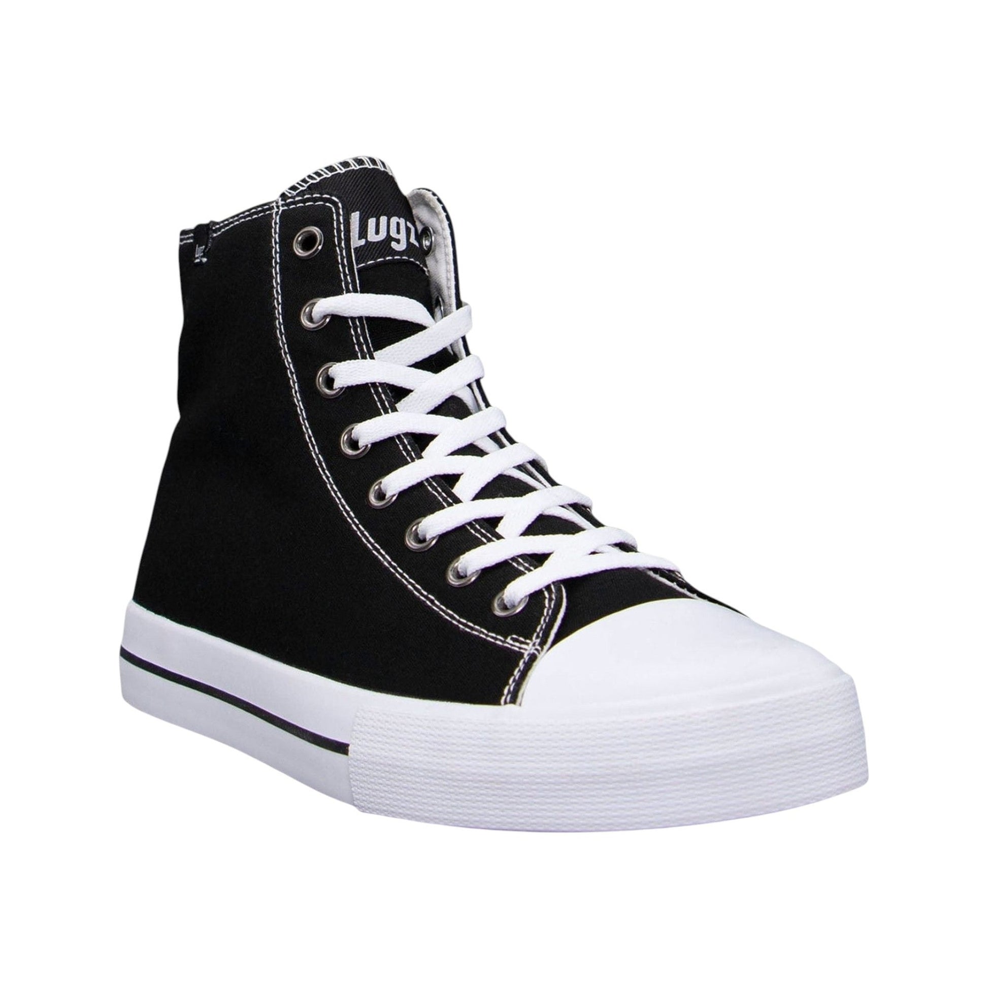 Women's Colorblocked High Top Shoes,Black