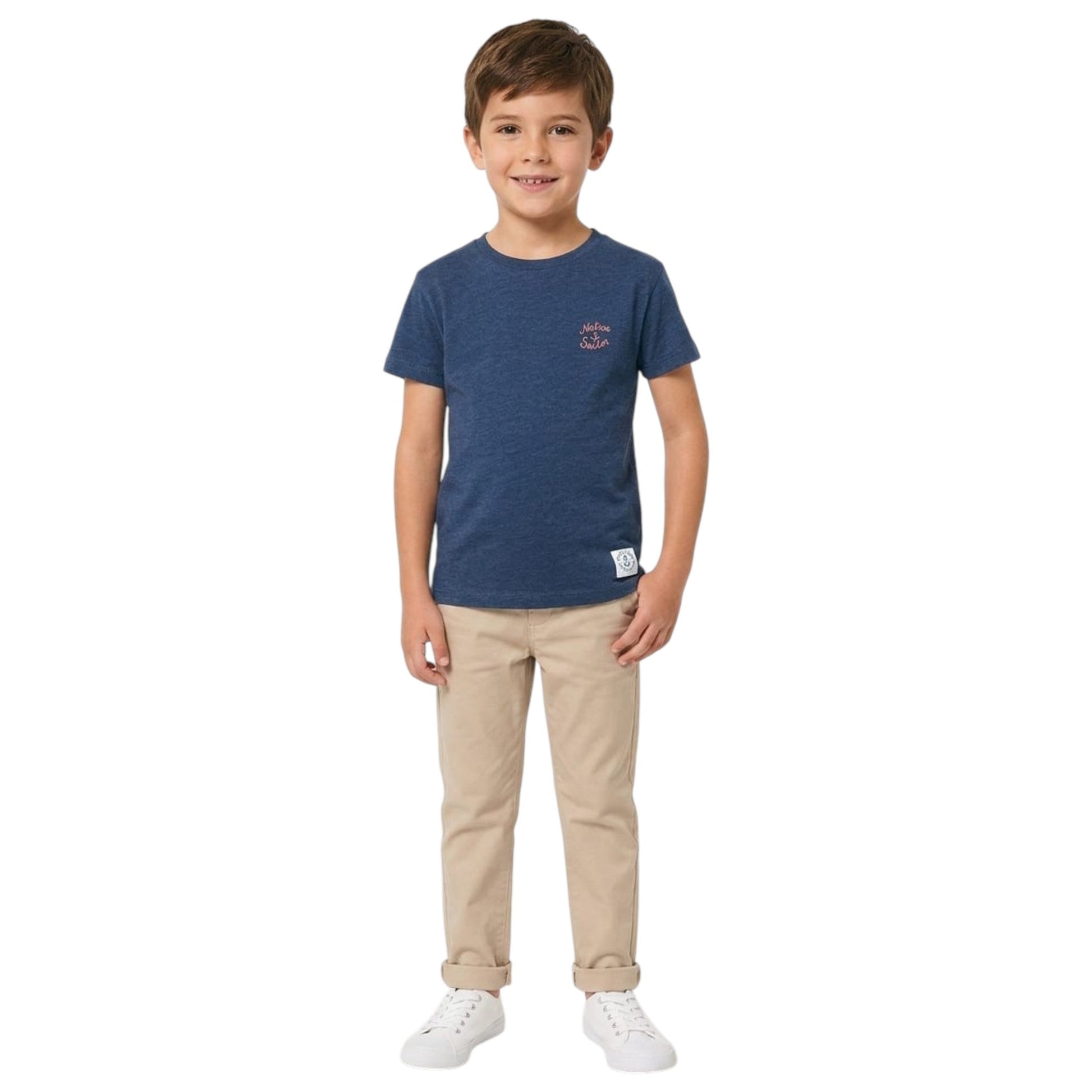 Kids Boy's Plain Top,Navy