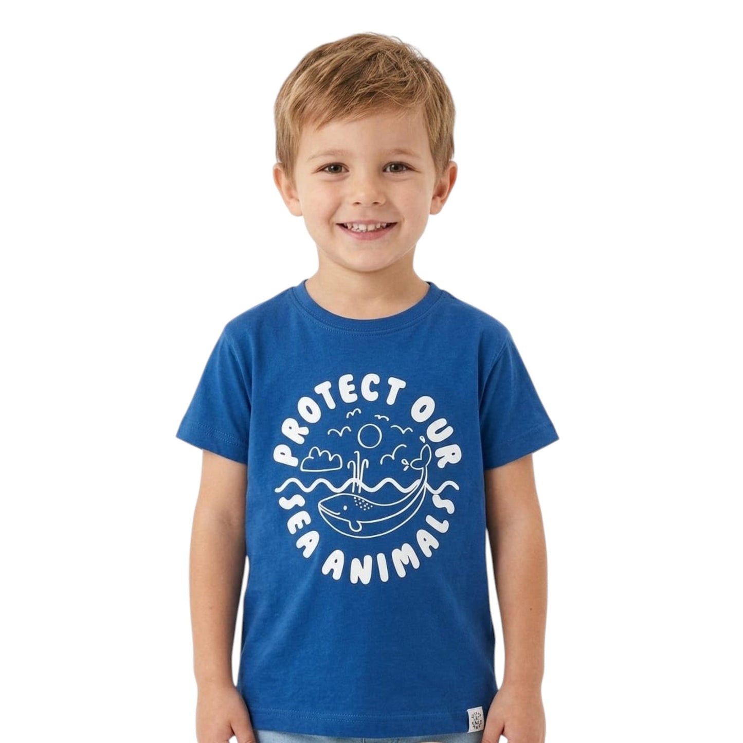 Kids Boy's Printed Top,Indigo