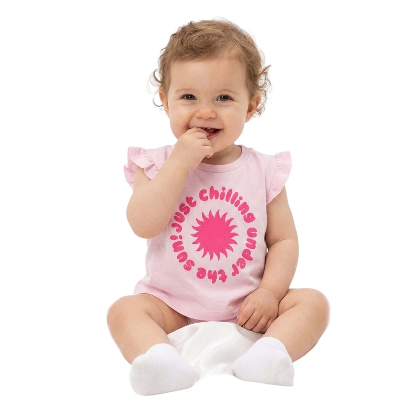 Kids Girl's Printed Top,Pink