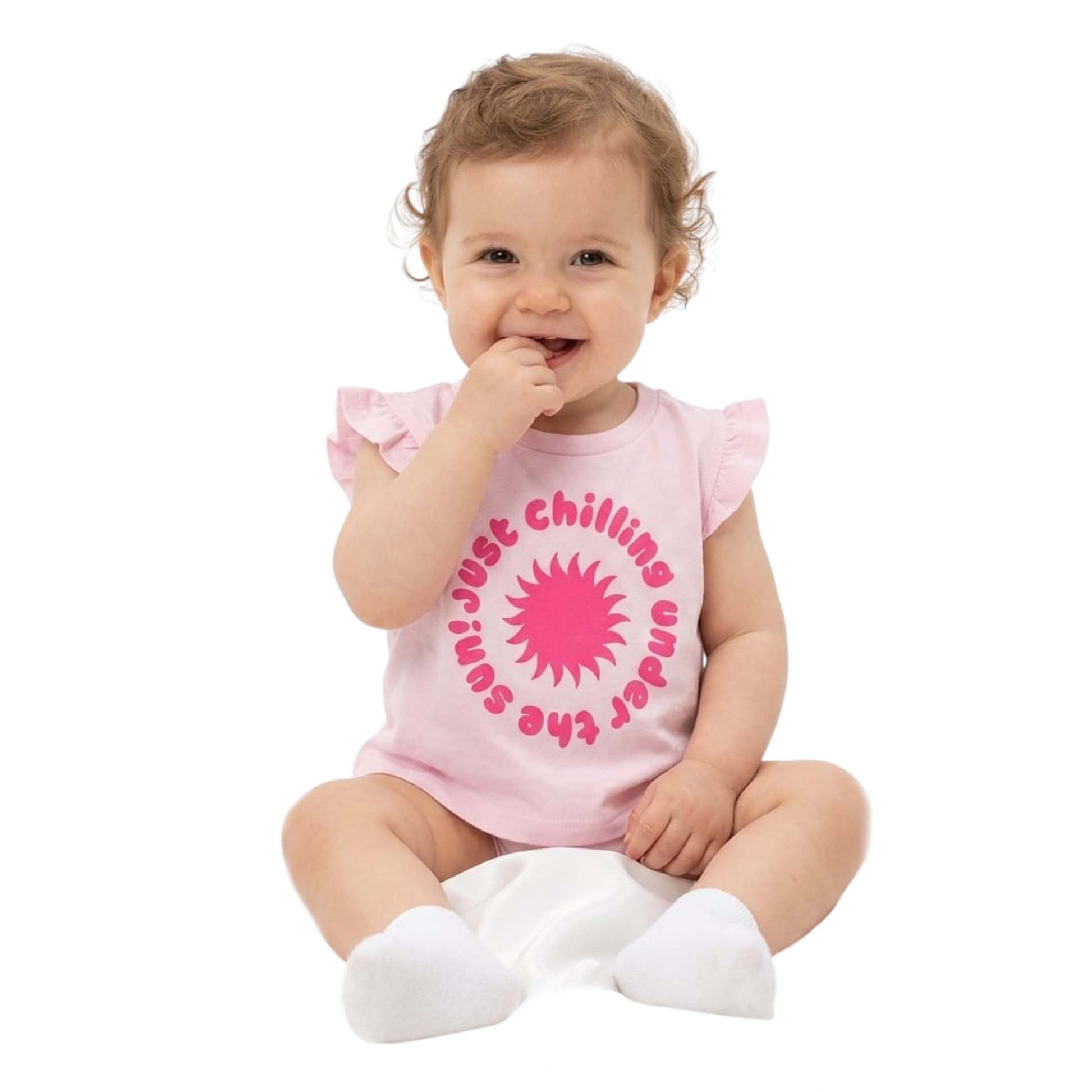 Kids Girl's Printed Top,Pink