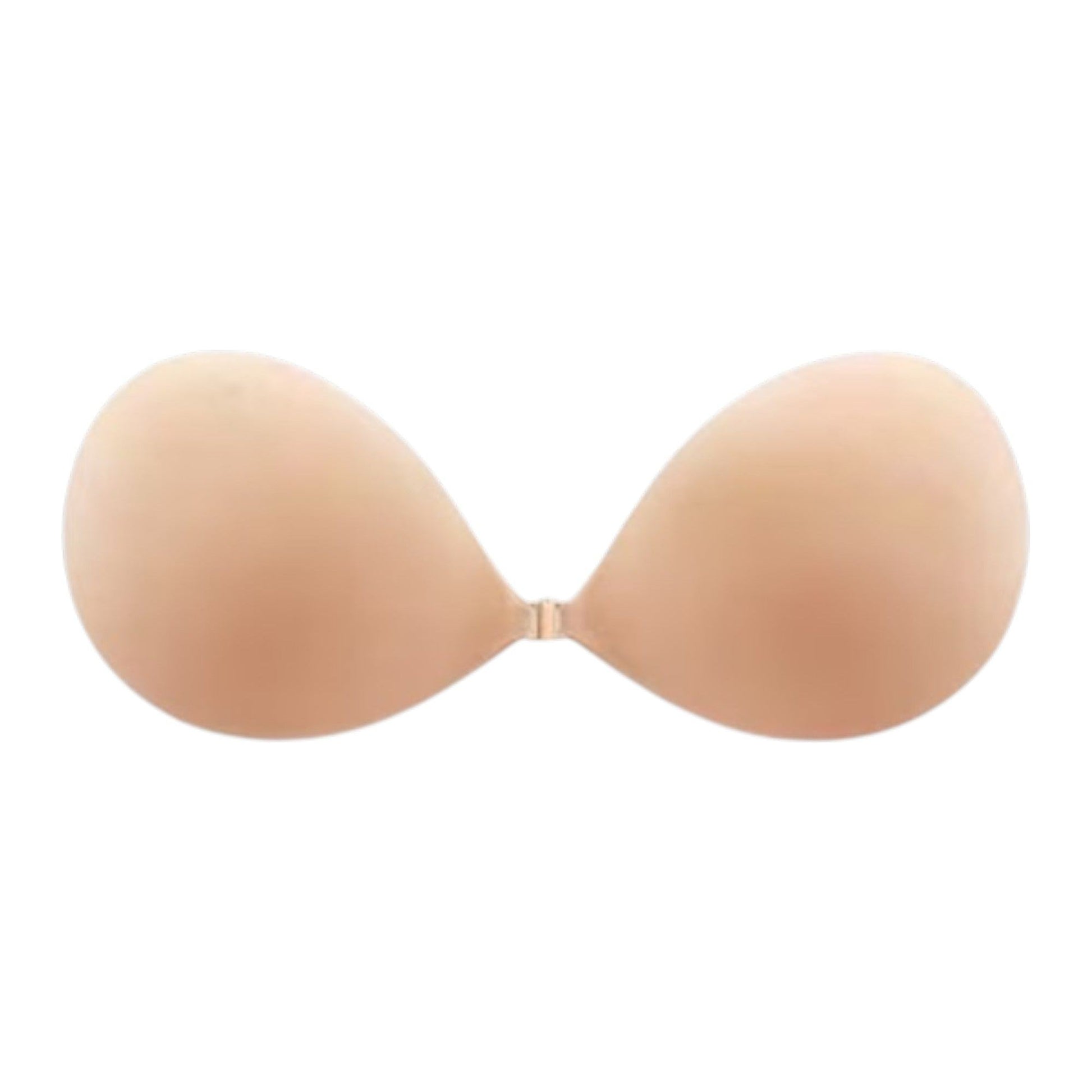 Women's Plain Strapless Bra,Beige