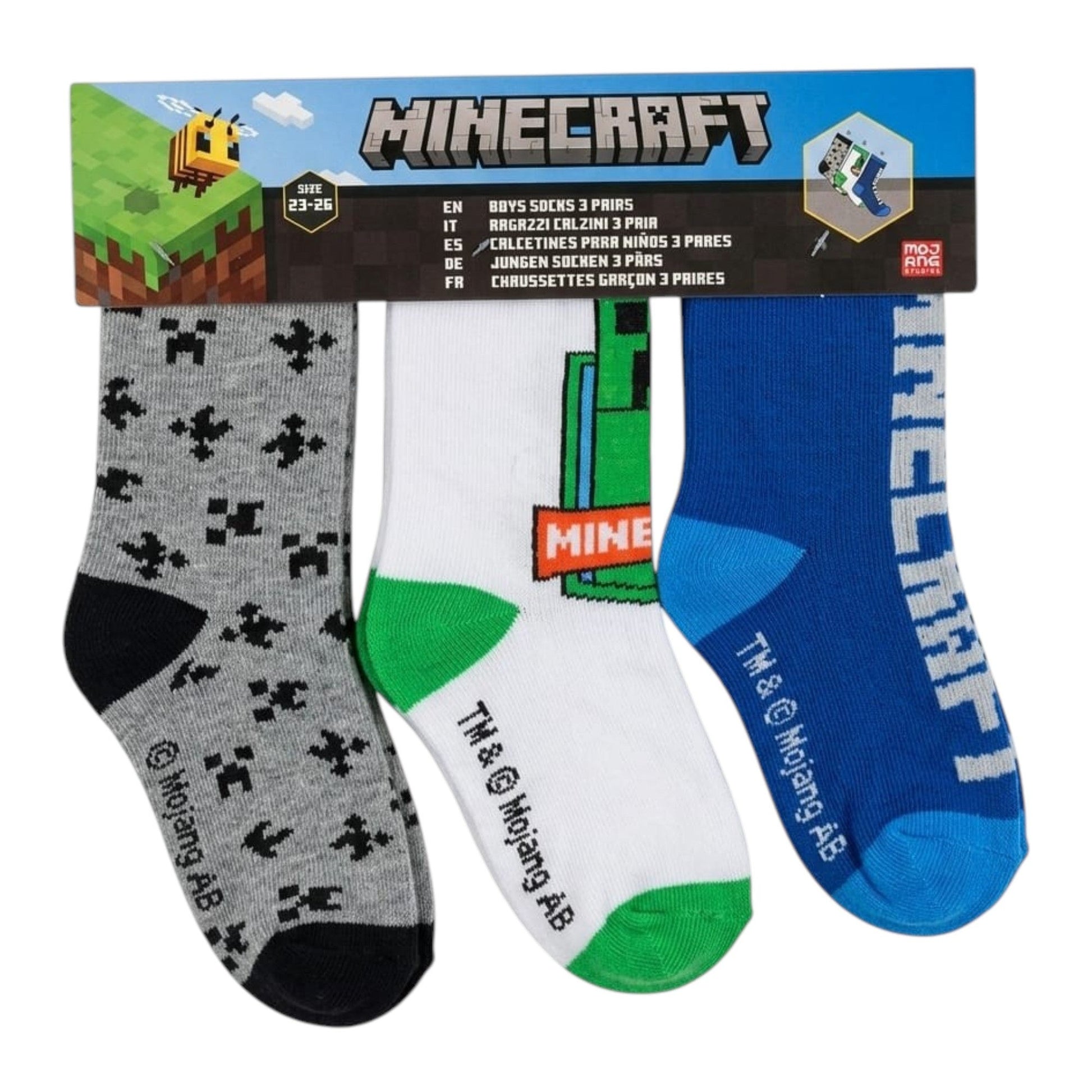 Kids Boy's Knitted Socks Set 3Pieces,Multi