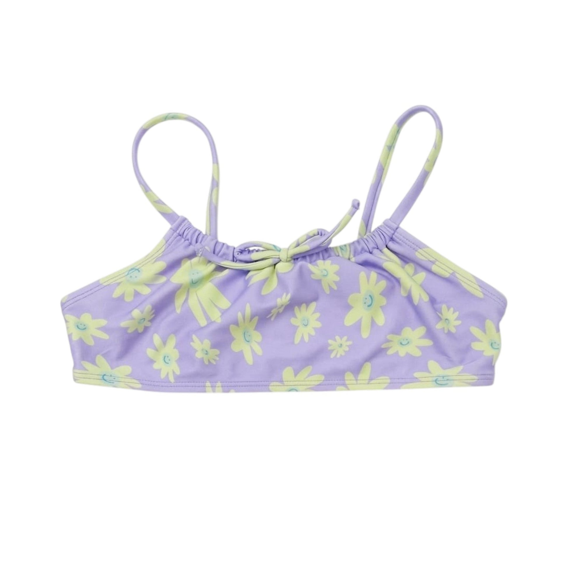Kids Girl's Printed One Pieces Bikini Top,Purple