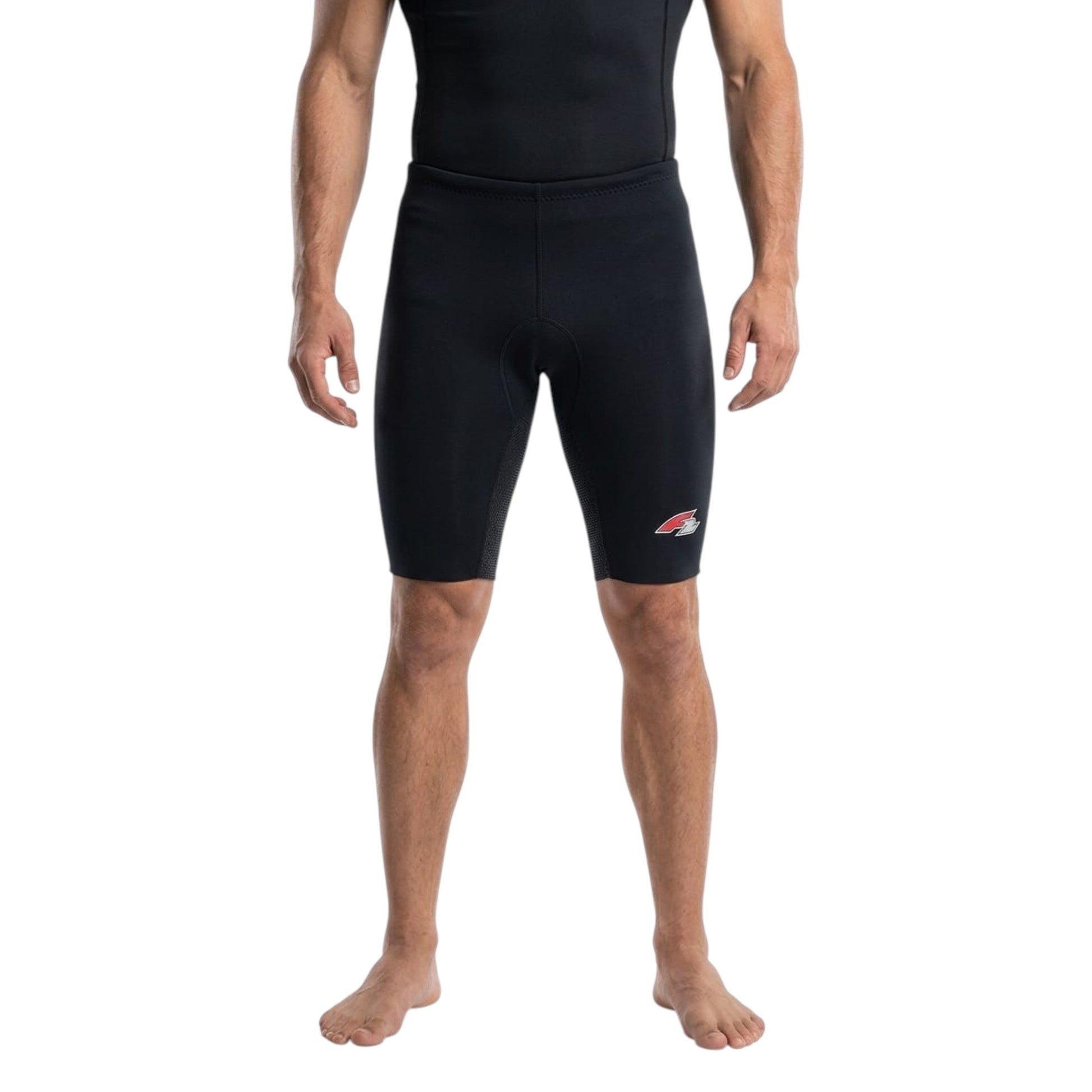 Men's Textured One Pieces Swim Short,Black