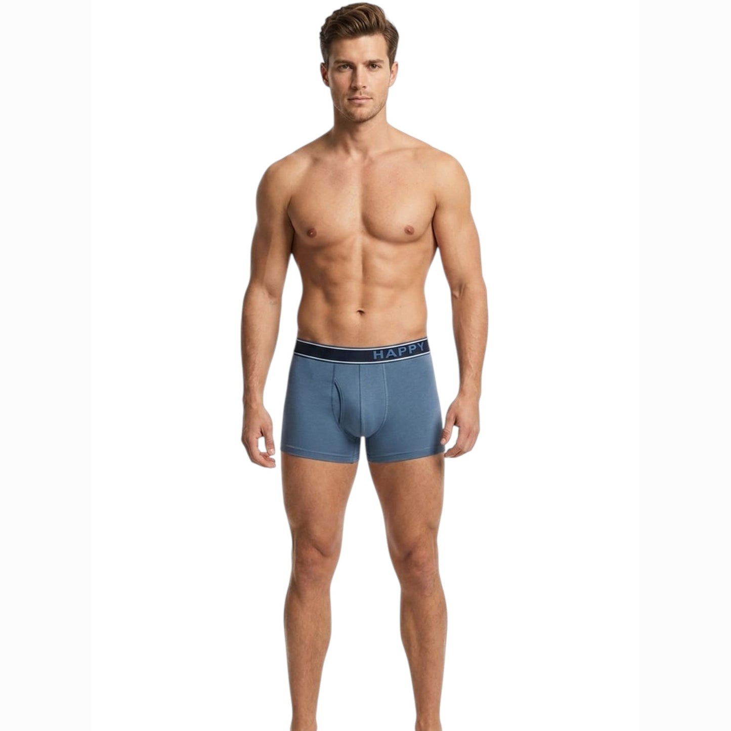 Men's Plain Boxer,Blue