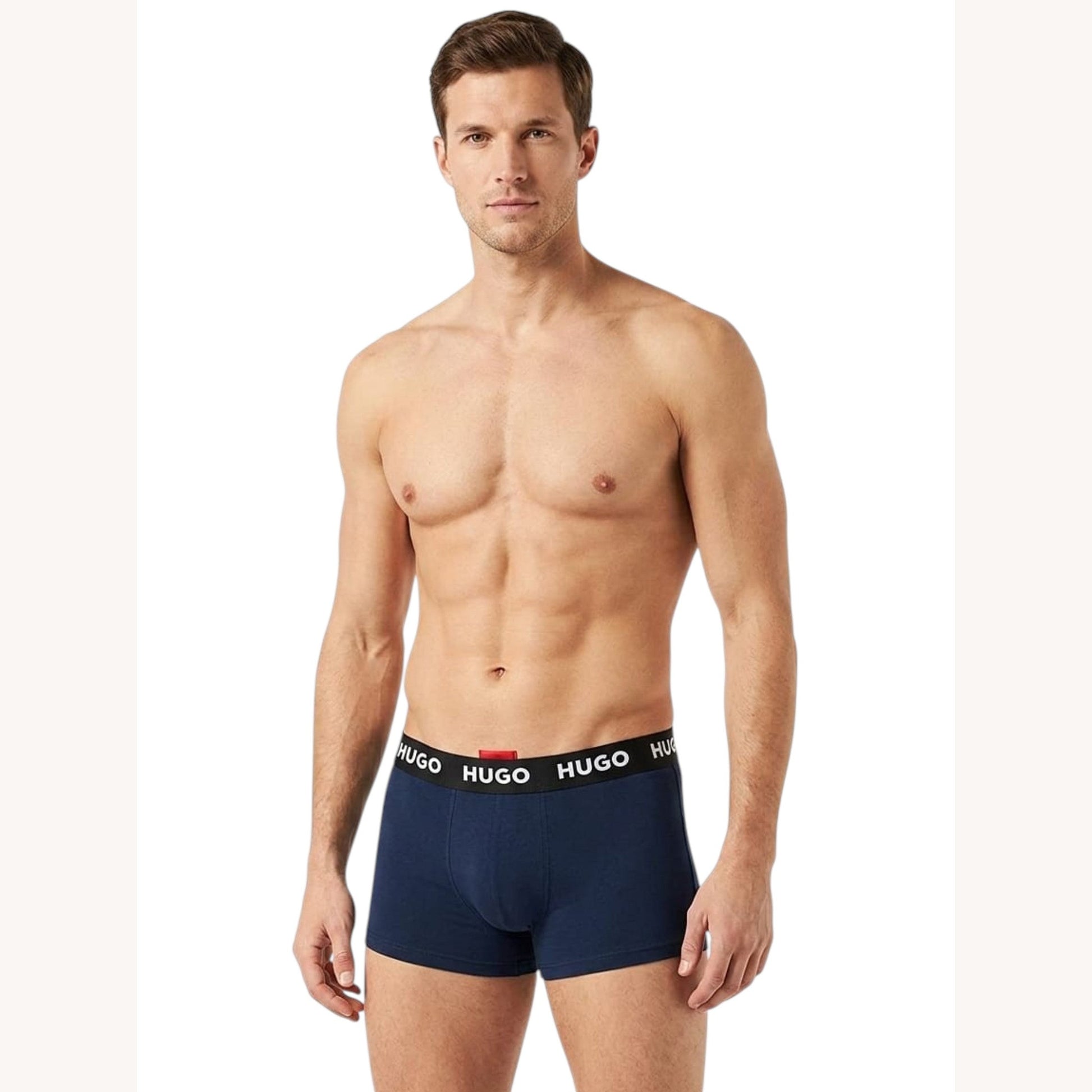 Men's Plain Boxer,Navy