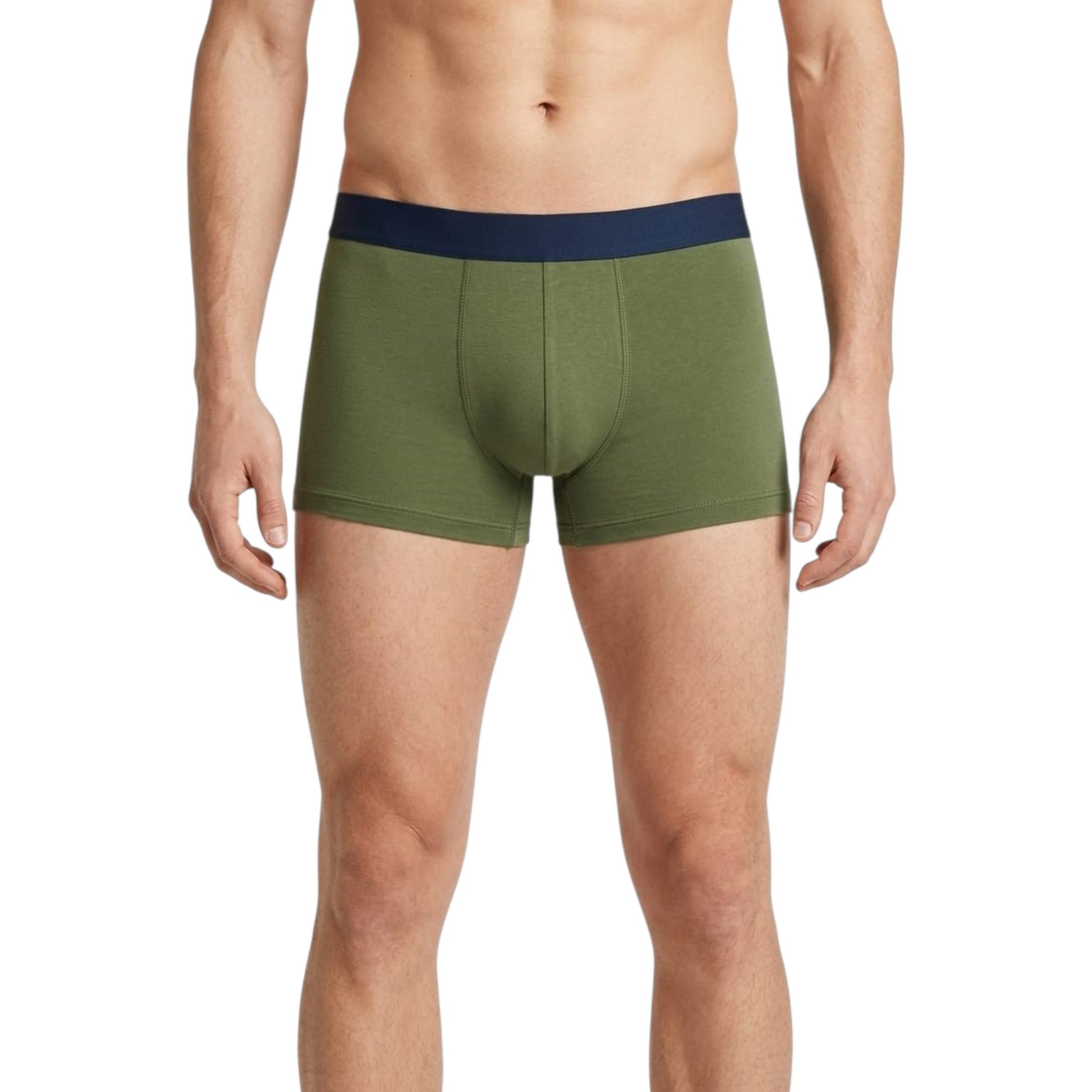 Men's Plain Boxer,Olive
