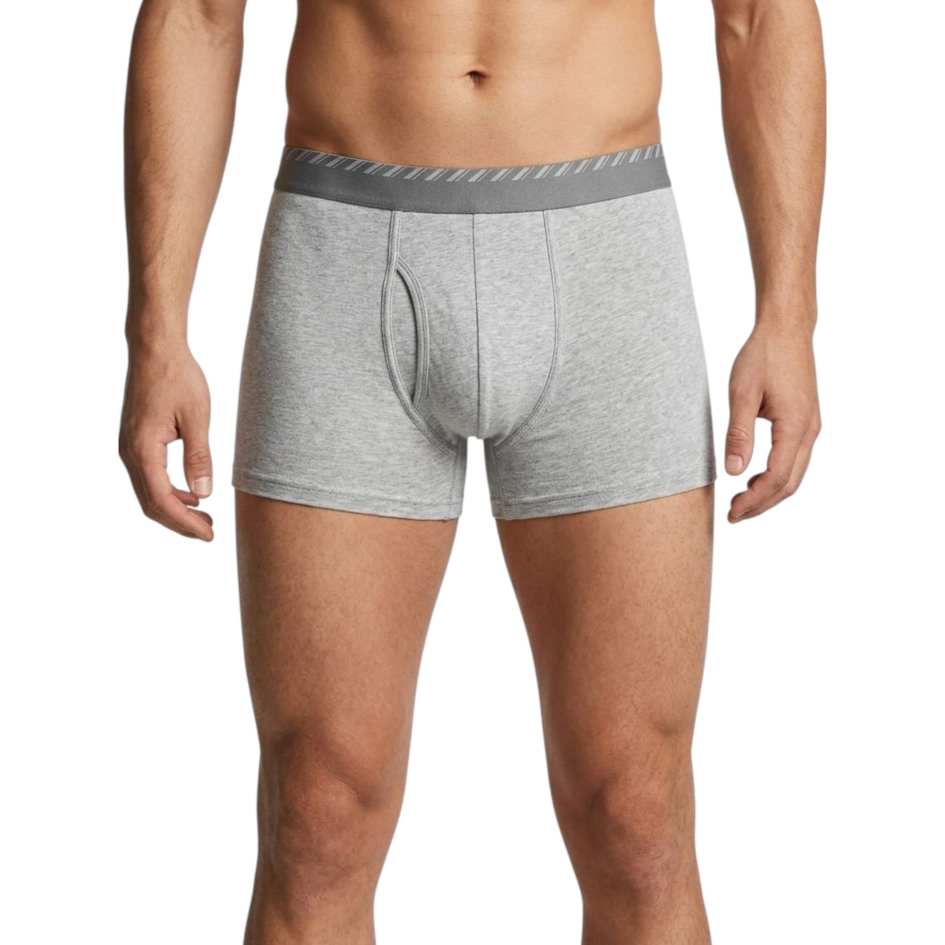 Men's Plain Boxer,Grey