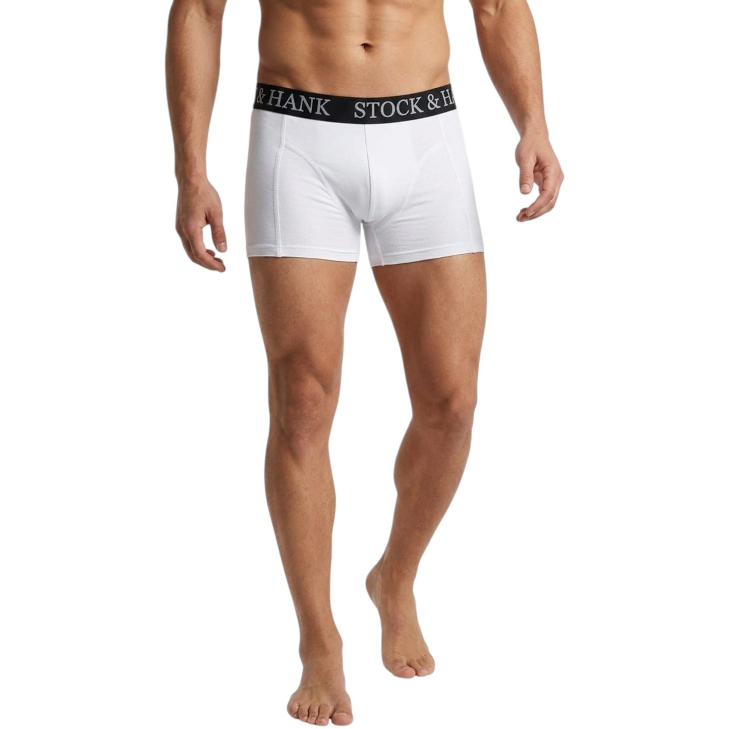 Men's Plain Boxer,White