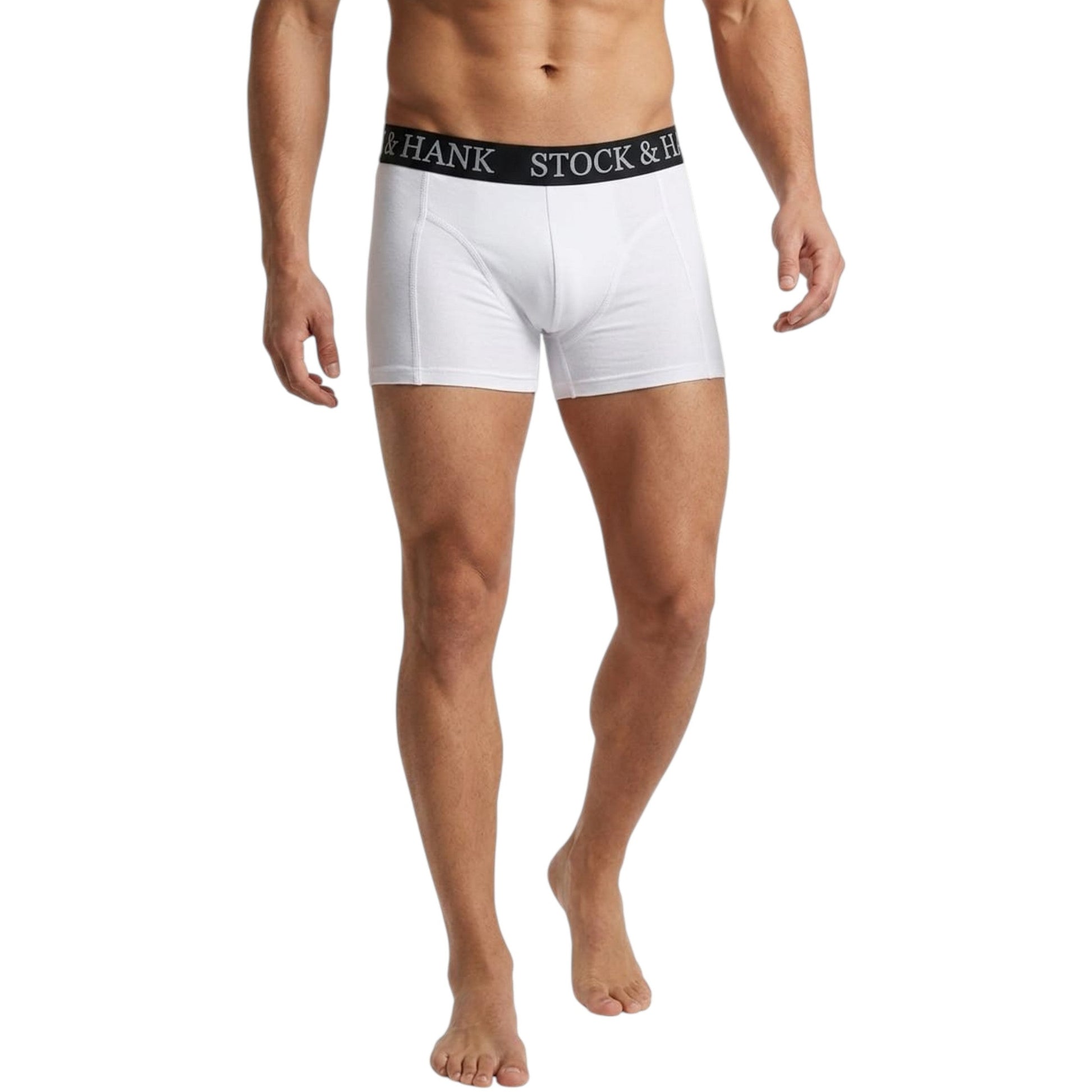 Men's Plain Boxer,White