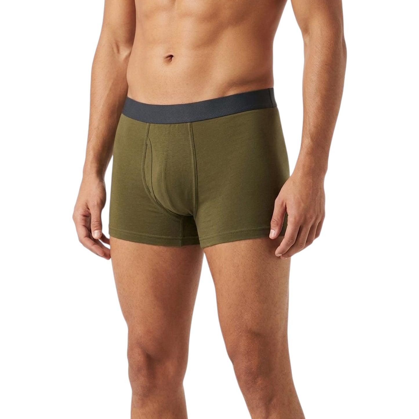 Men's Plain Boxer,Olive