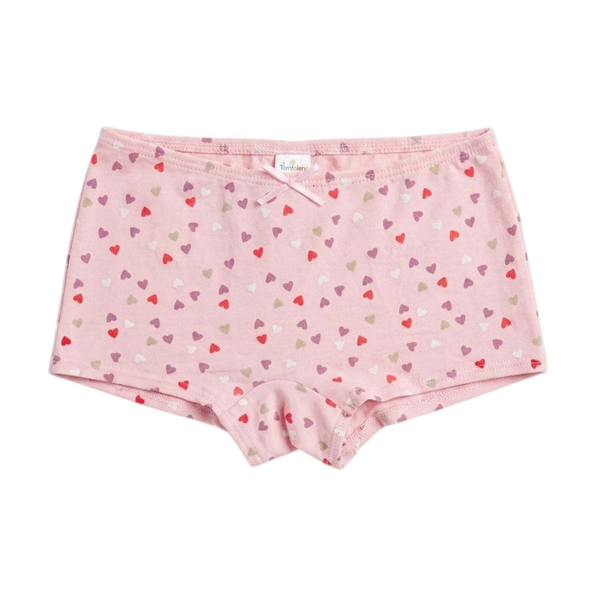 Kids Girl's Hearts Printed Slip,Pink