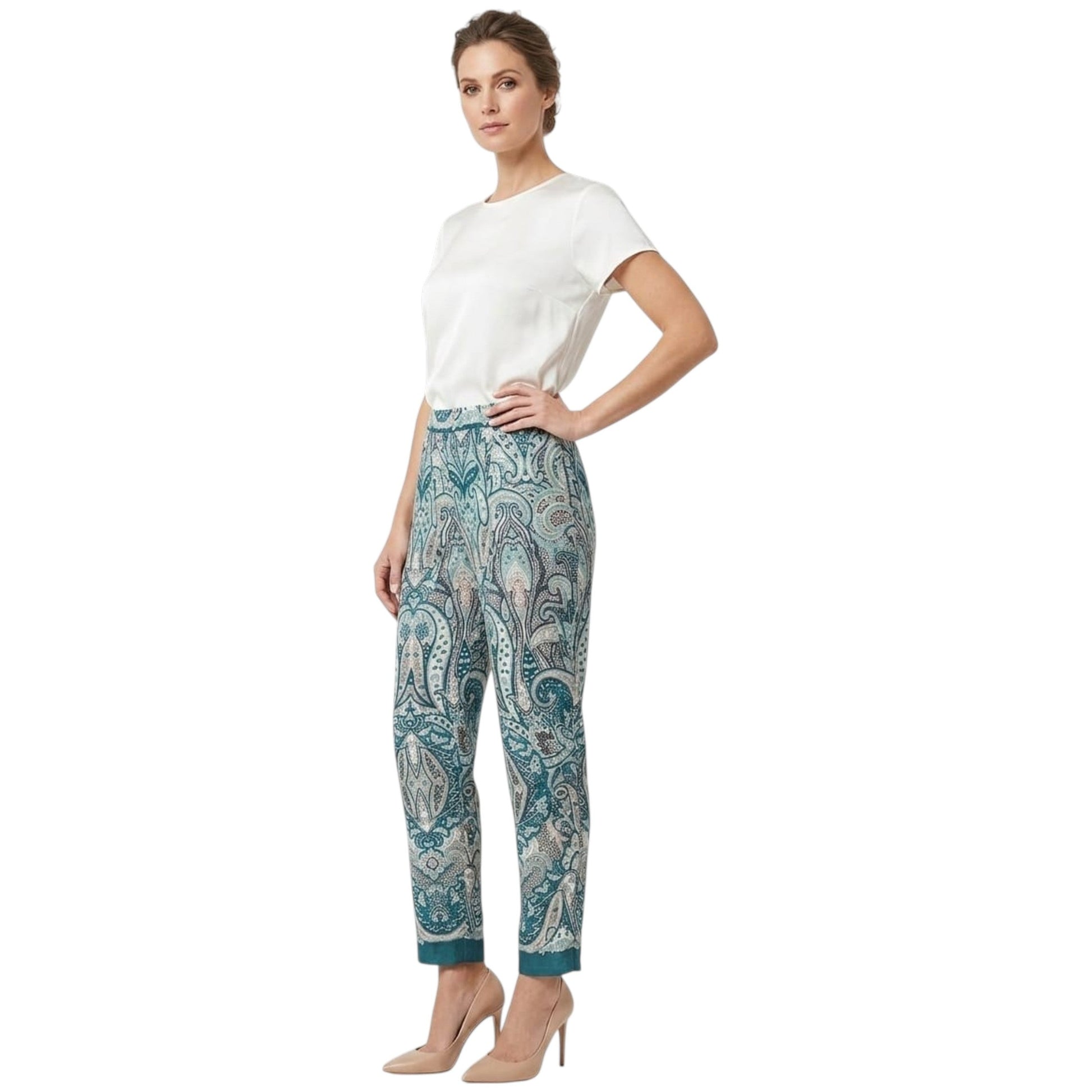 Women's Printed Pant,Multi