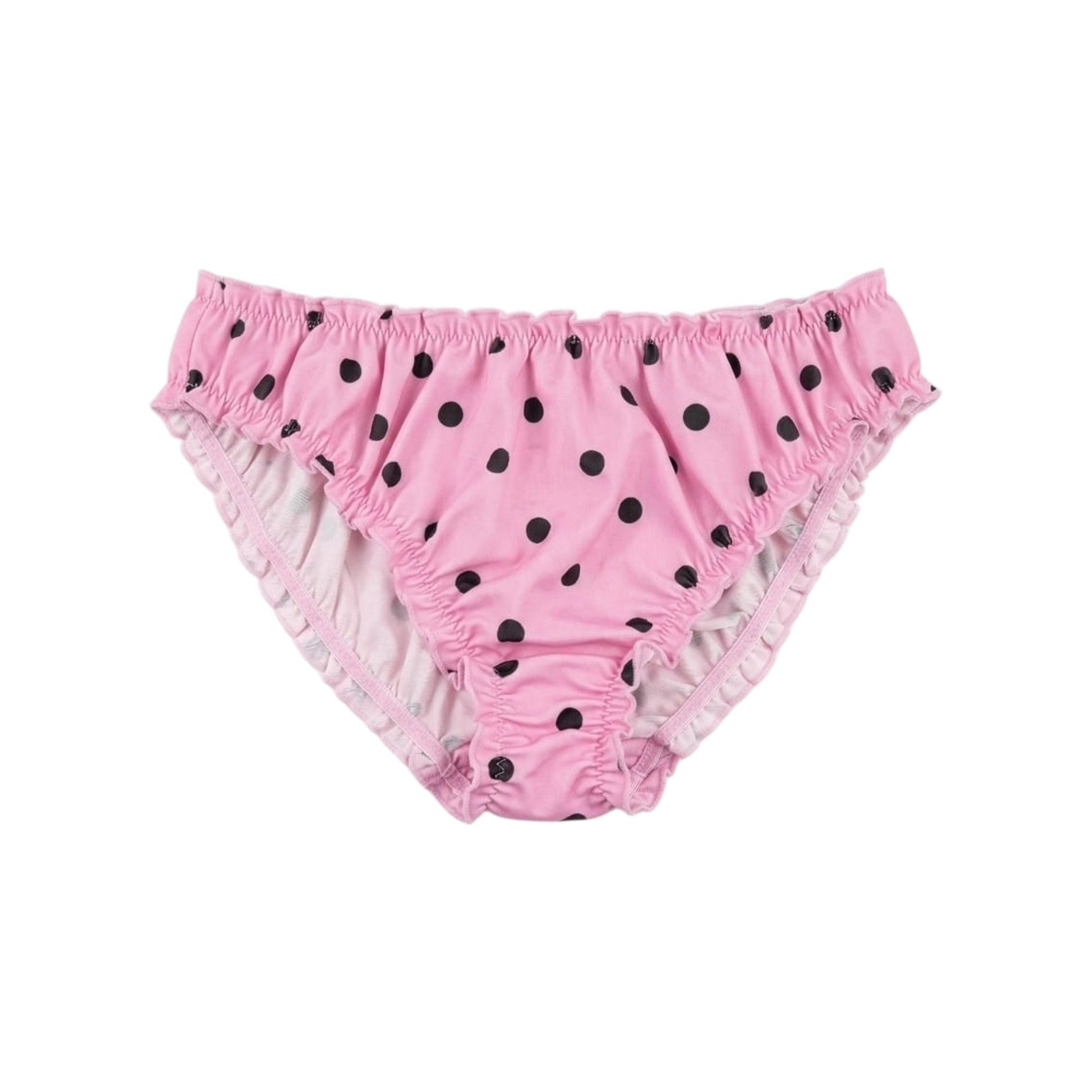Women's Black Dotted Slip,Pink