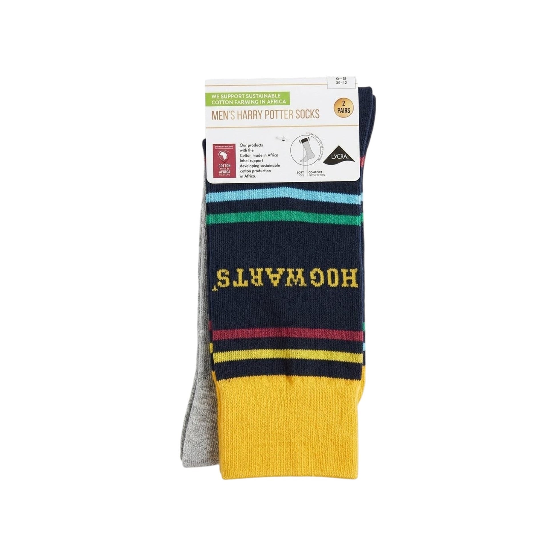 Men's Knitted Socks Set 2PIeces,Multi