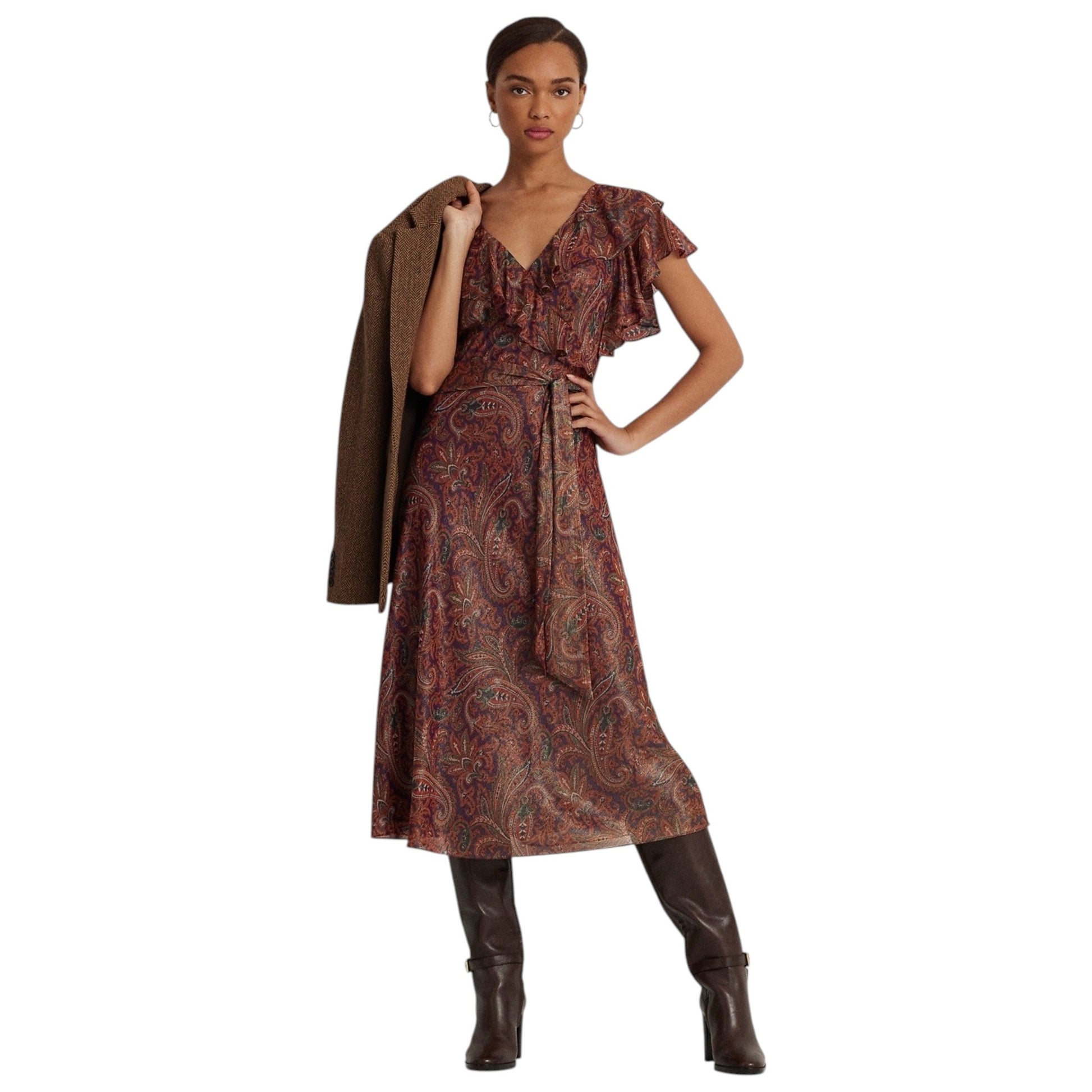 Women's Graphic Printed Dress,Multi