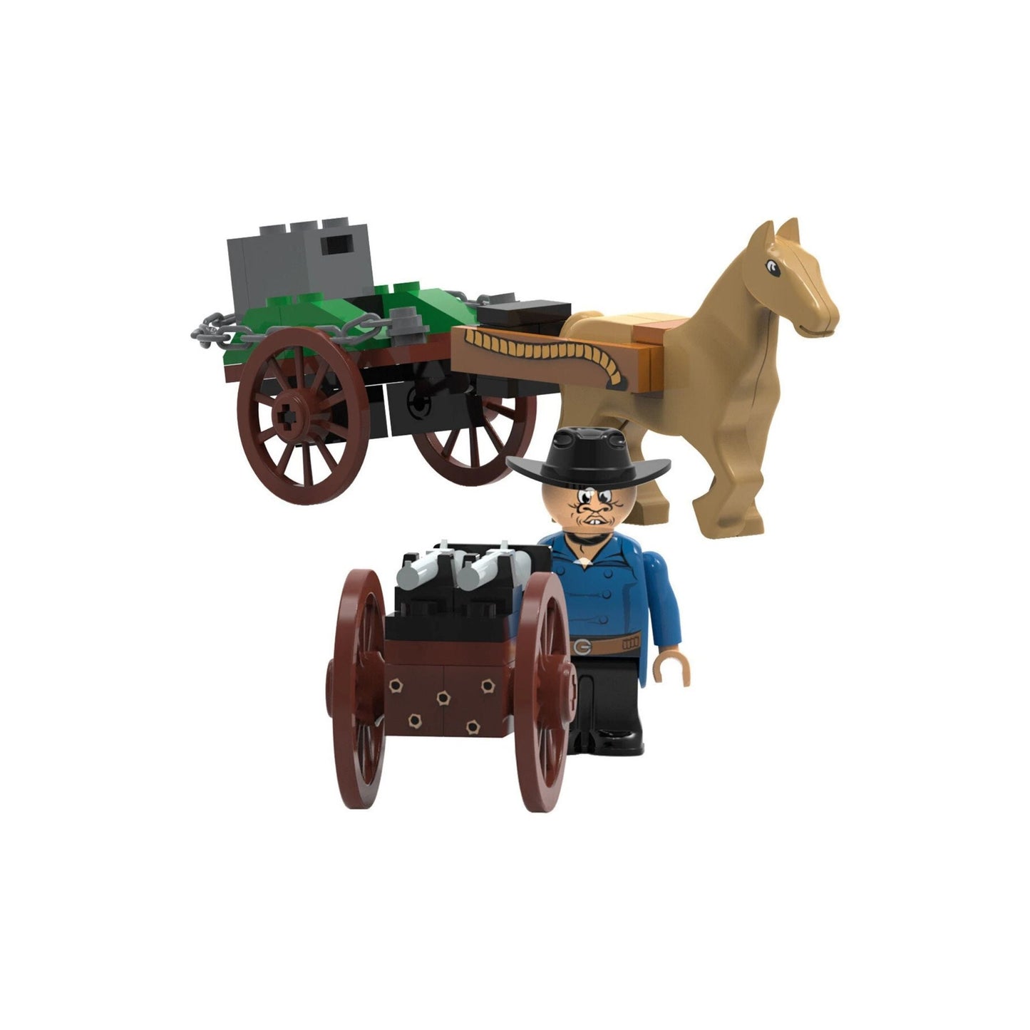 Lucky Luke Napad Figure And Accessories Set