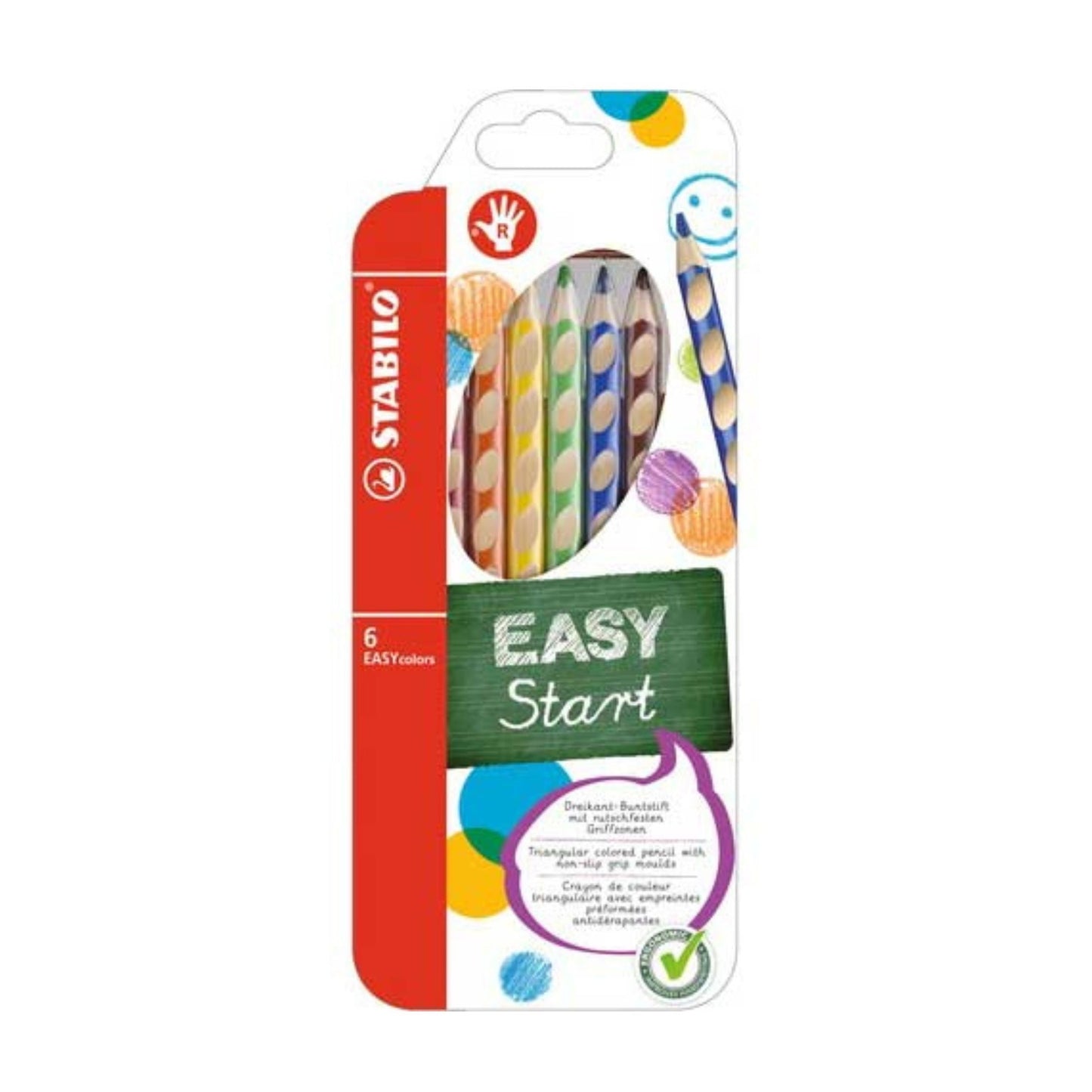 Easy Colors Triangular Crayons