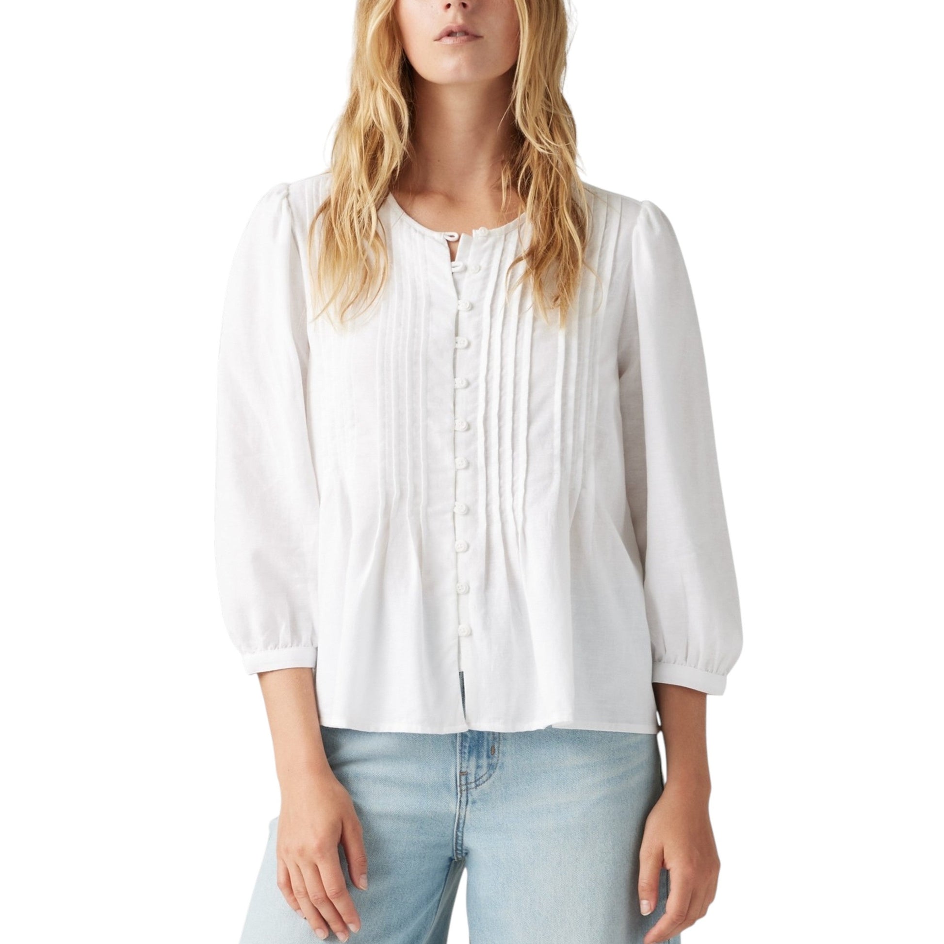 Women's Plain Solid Top,White