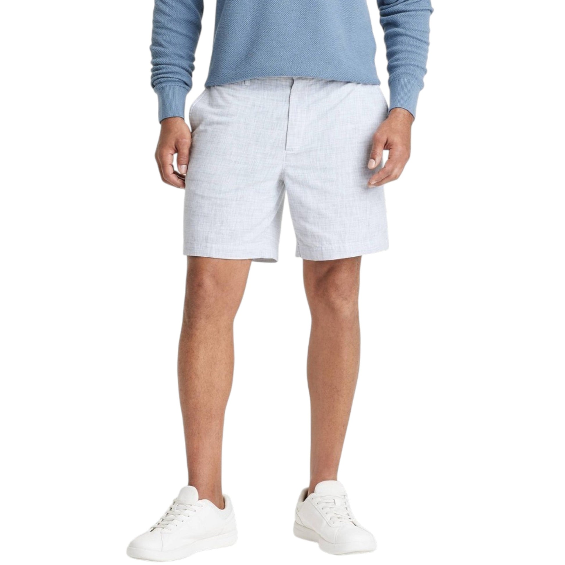Men's Plain Solid Short,Light Grey