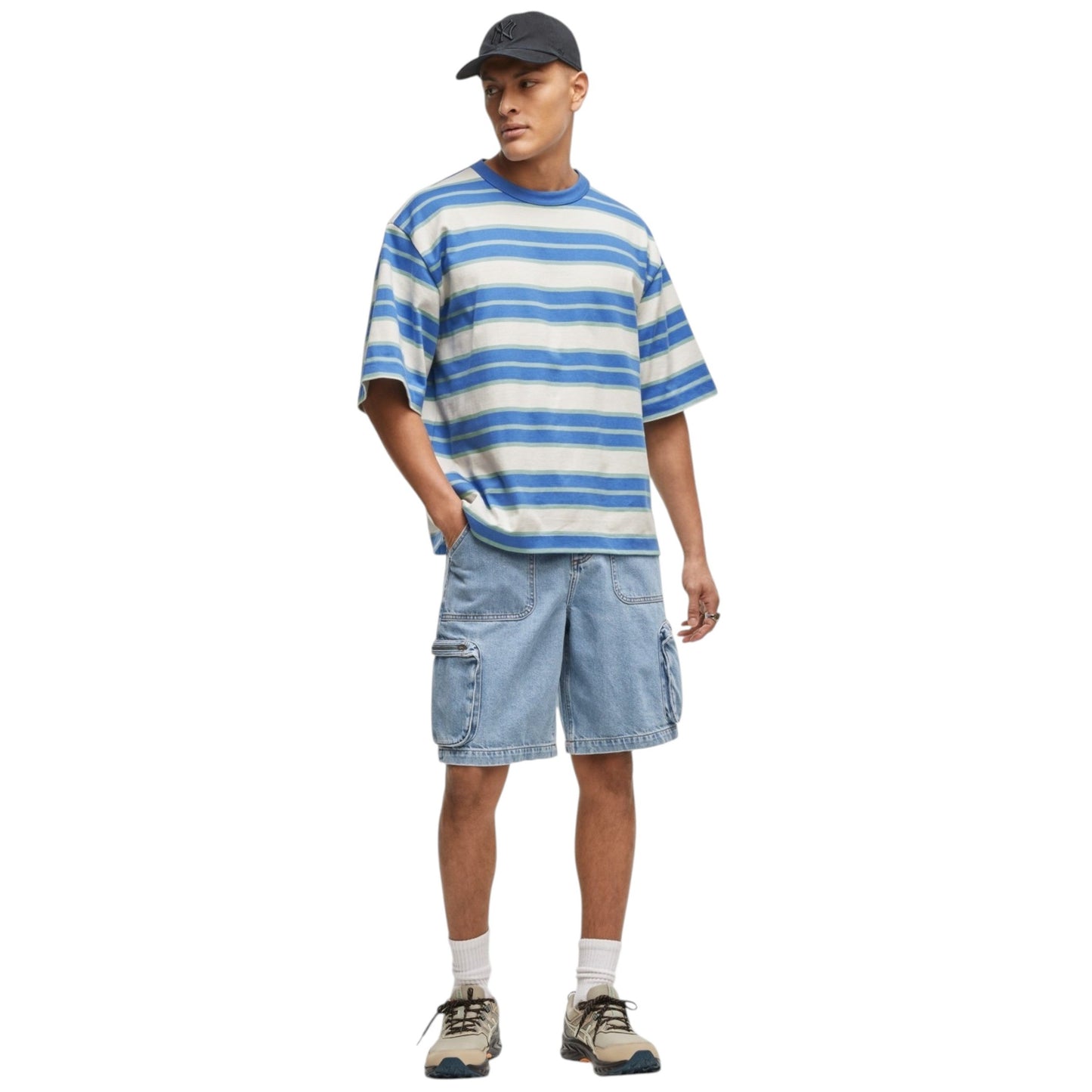 Men's Striped Top,Multi