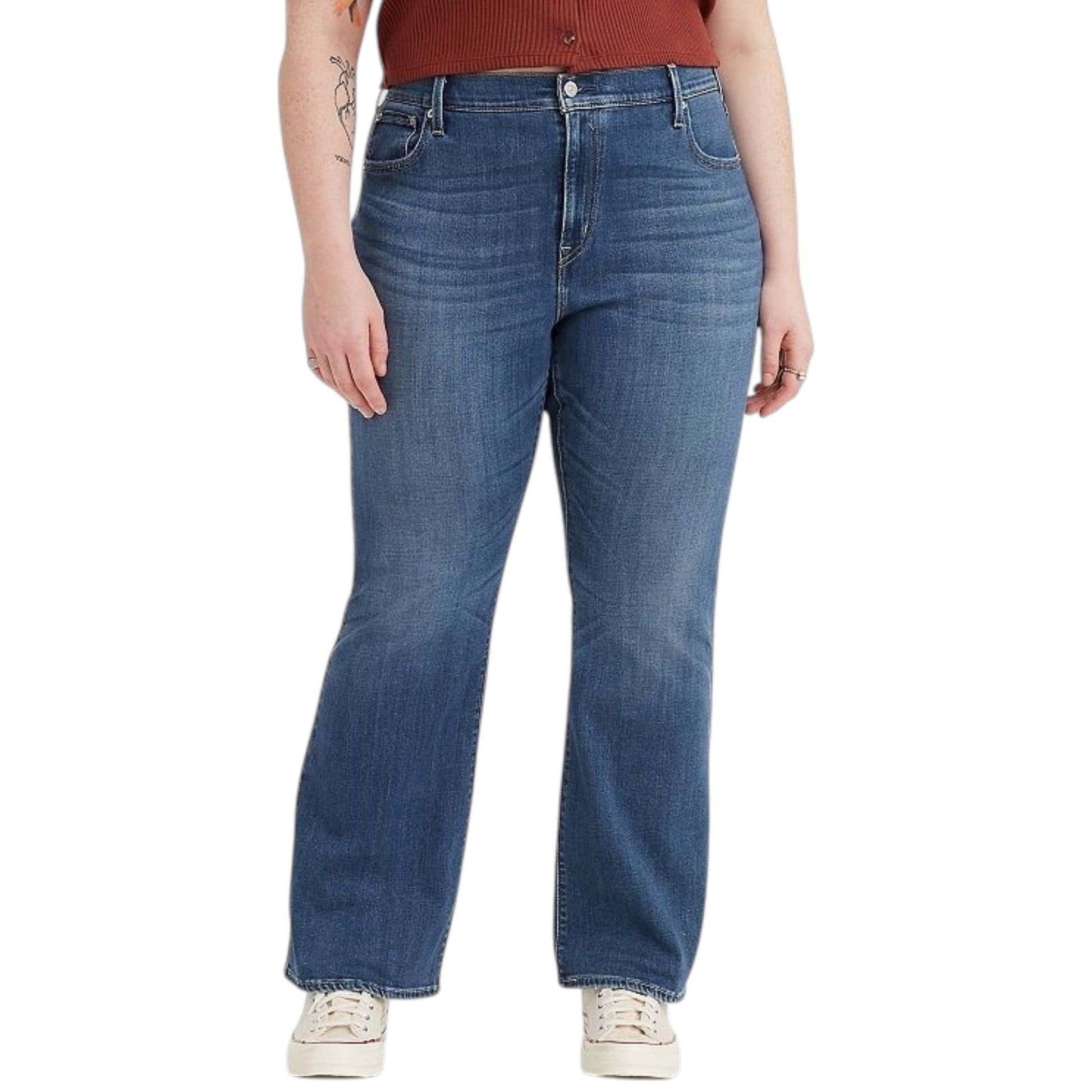 Women's Washed Jeans,Blue