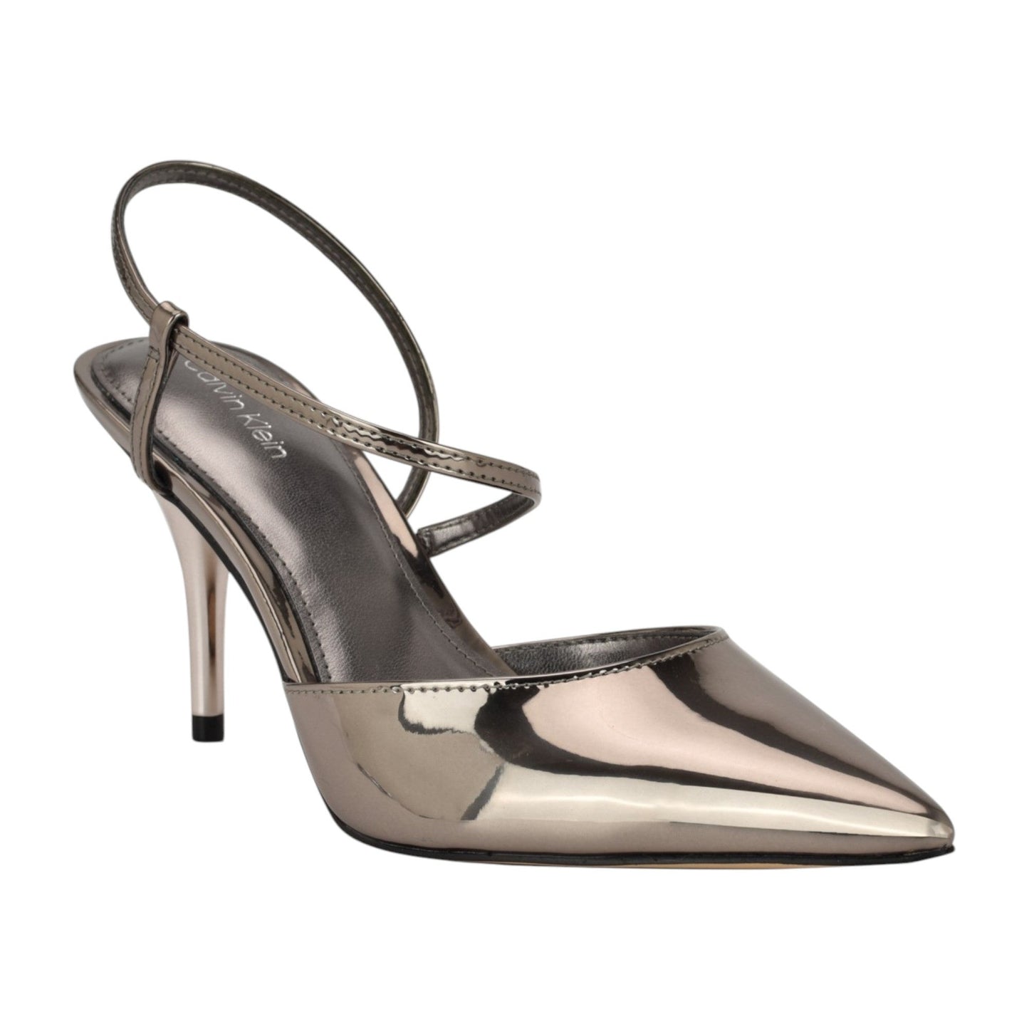 Women's Glowey Heeled Shoes,Dark Silver