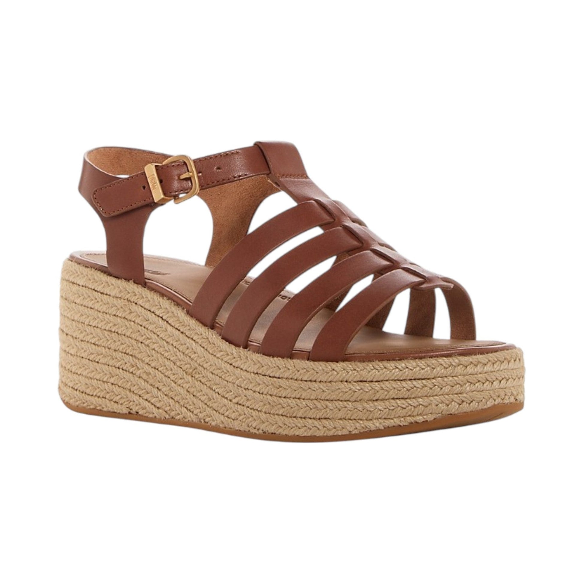 Women's Ribbed Heeled Shoes,Brown