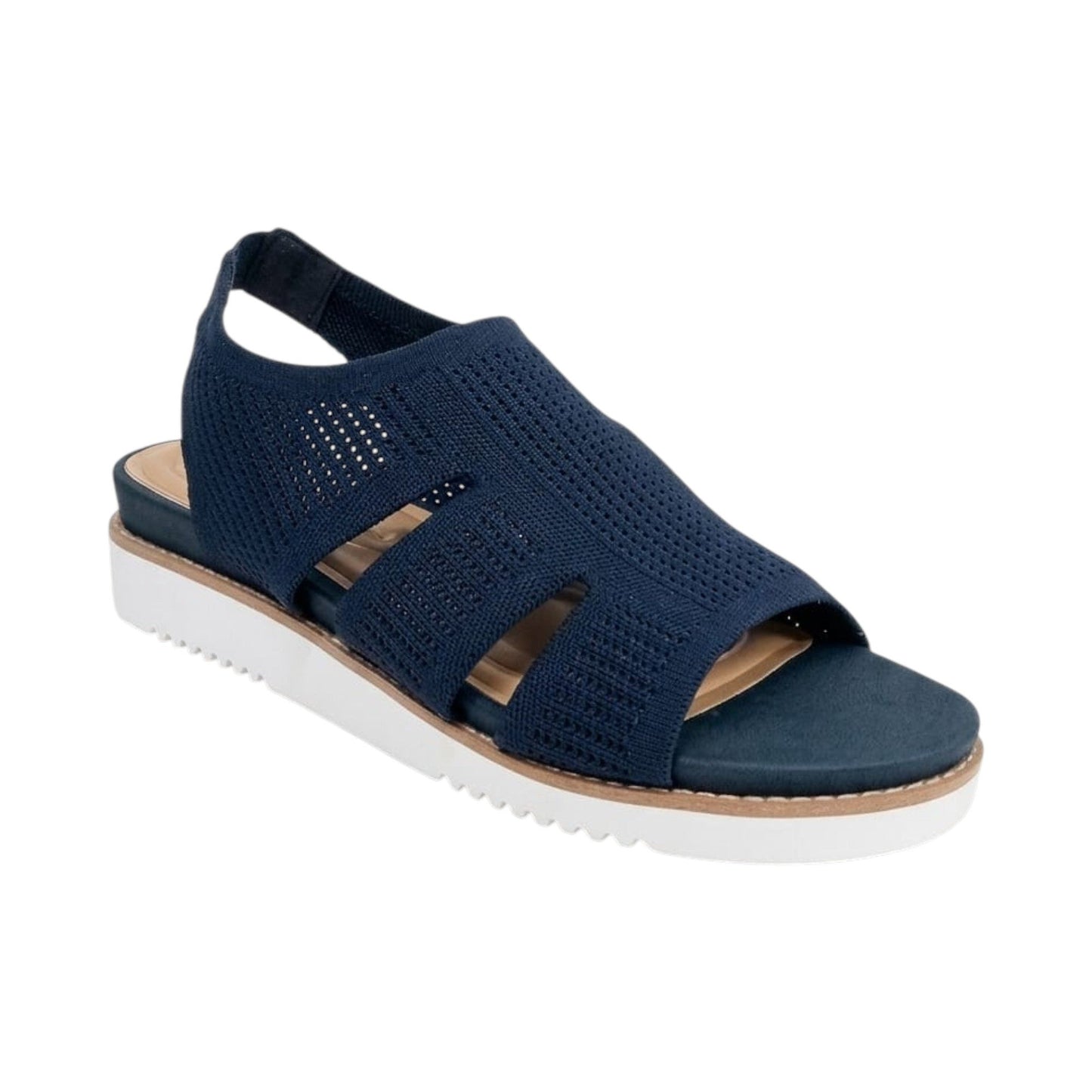 Women's Textured Shoes,Navy